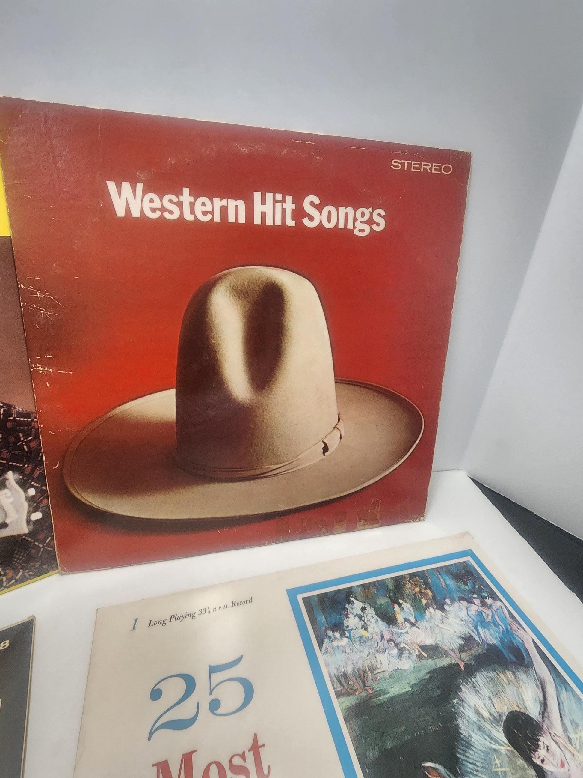 Country Western Oldies Vinyl LP Records 1970's 1980's Mixed LOT Of 4 - Vinyl - Vinyl LP Records - Western - Oldies - Country Music - Records