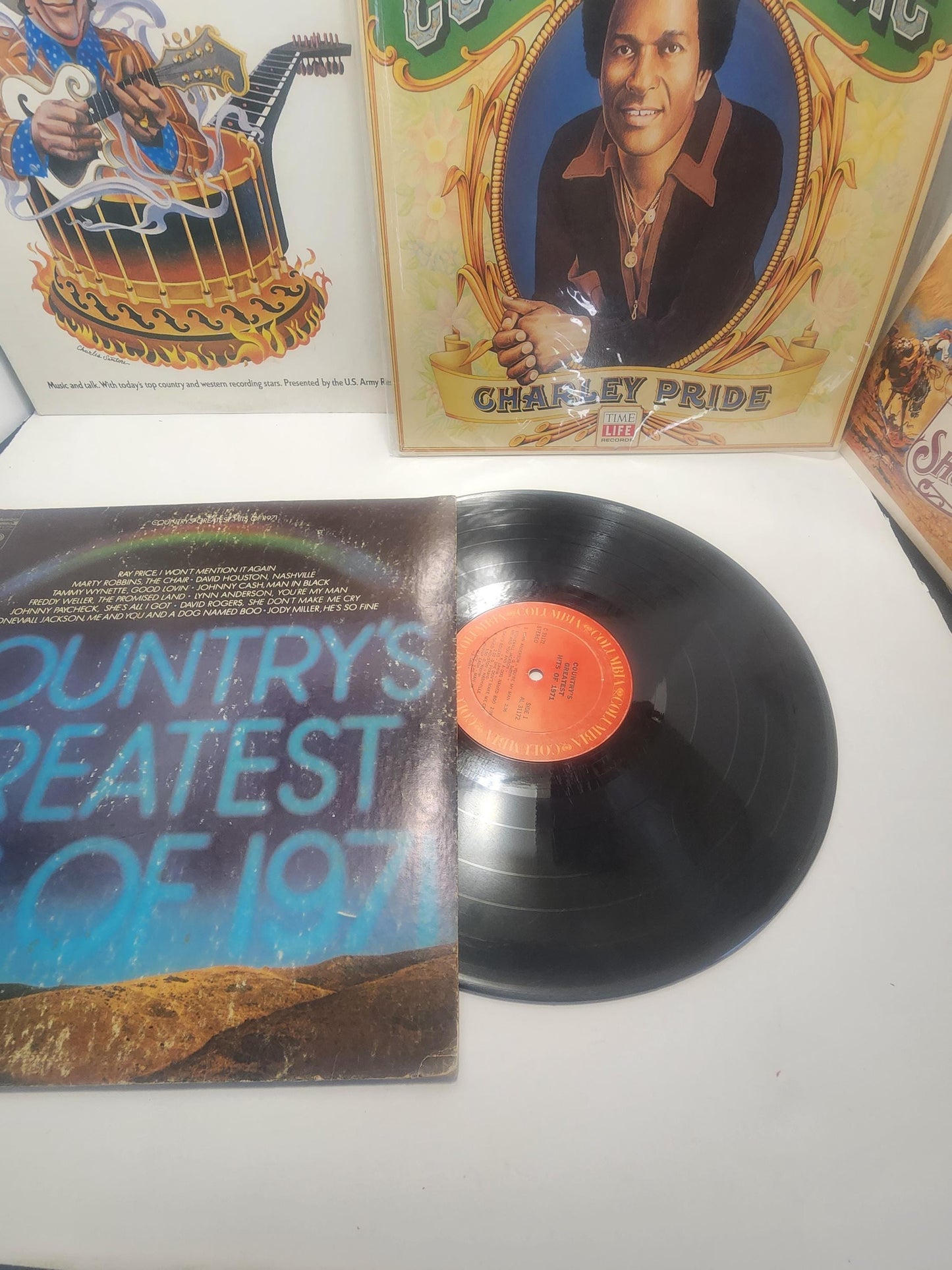 Country Vinyl Records Mixed LOT of 6 - 1970's - 1980's - Country - Country Music - Country Records - Vinyl Records