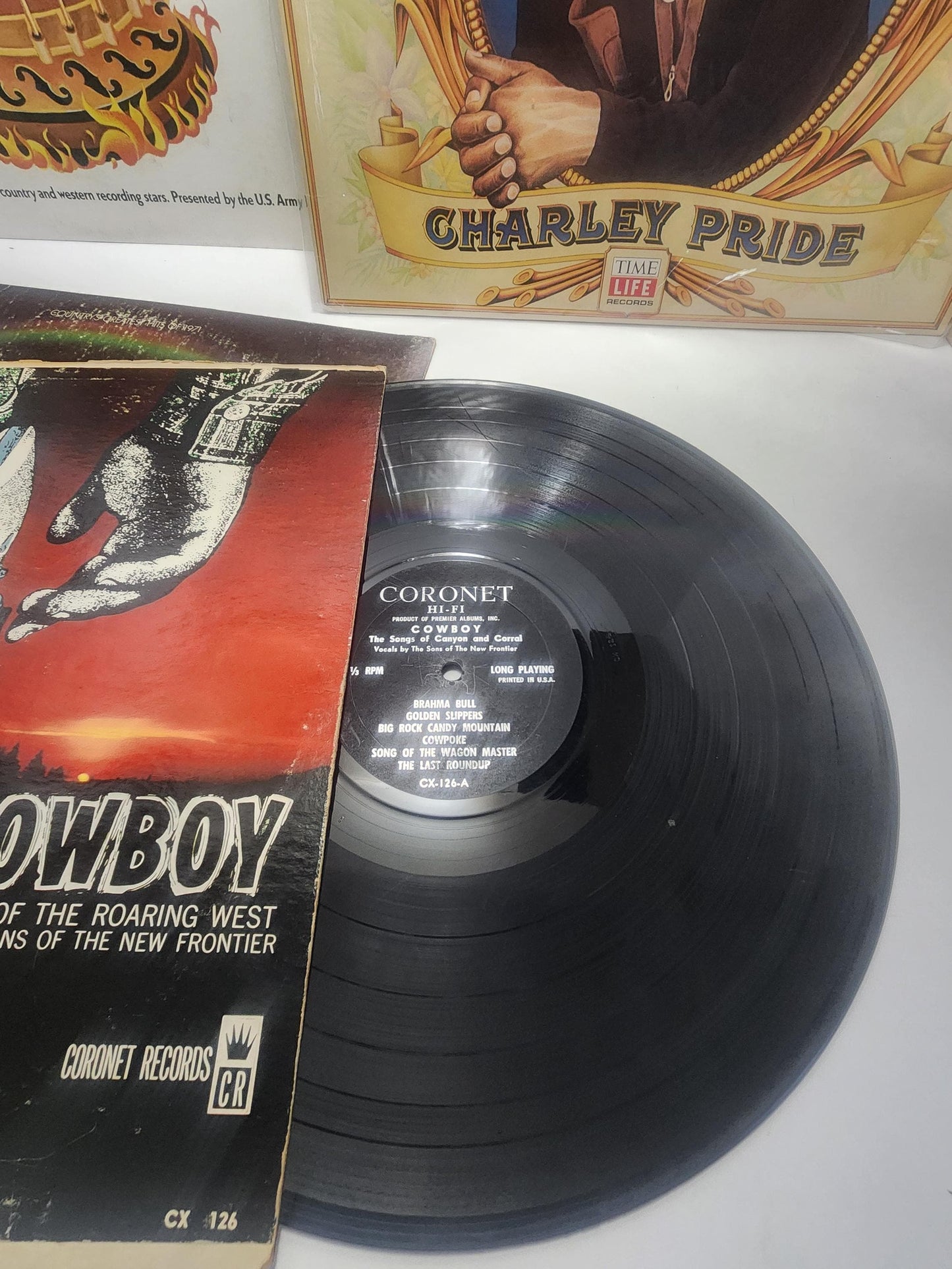 Country Vinyl Records Mixed LOT of 6 - 1970's - 1980's - Country - Country Music - Country Records - Vinyl Records