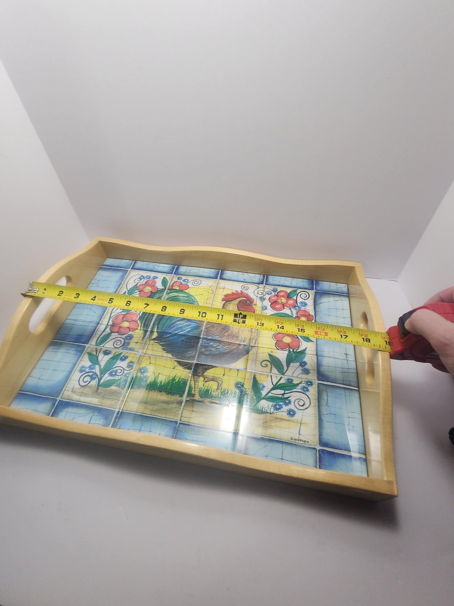 Rooster Kitchen BEAUTIFUL Serving Tray - Roosters - Chickens - Farm Animals - Farm Decorations - Trays - Serving Tray - Serving