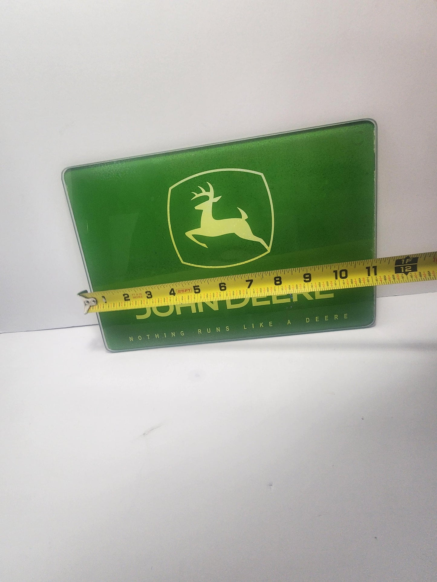 John Deere Glass Cutting Board - Kitchen - Cutting Board - Cooking - John Deere - Farm Decorations - John Deere Gifts - Farm Decorations