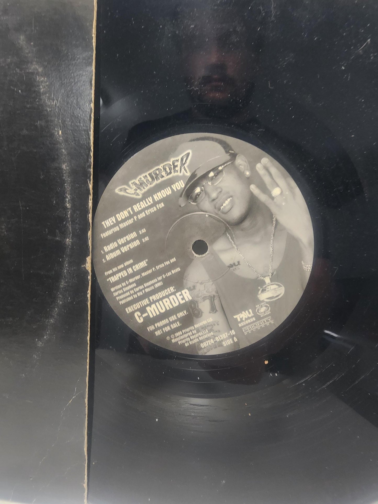 Rapper C Murder's Vinyl LP Record - Rappers - Rap - Rap Music - Vinyl - Vinyl Records - Vinyl LP Record