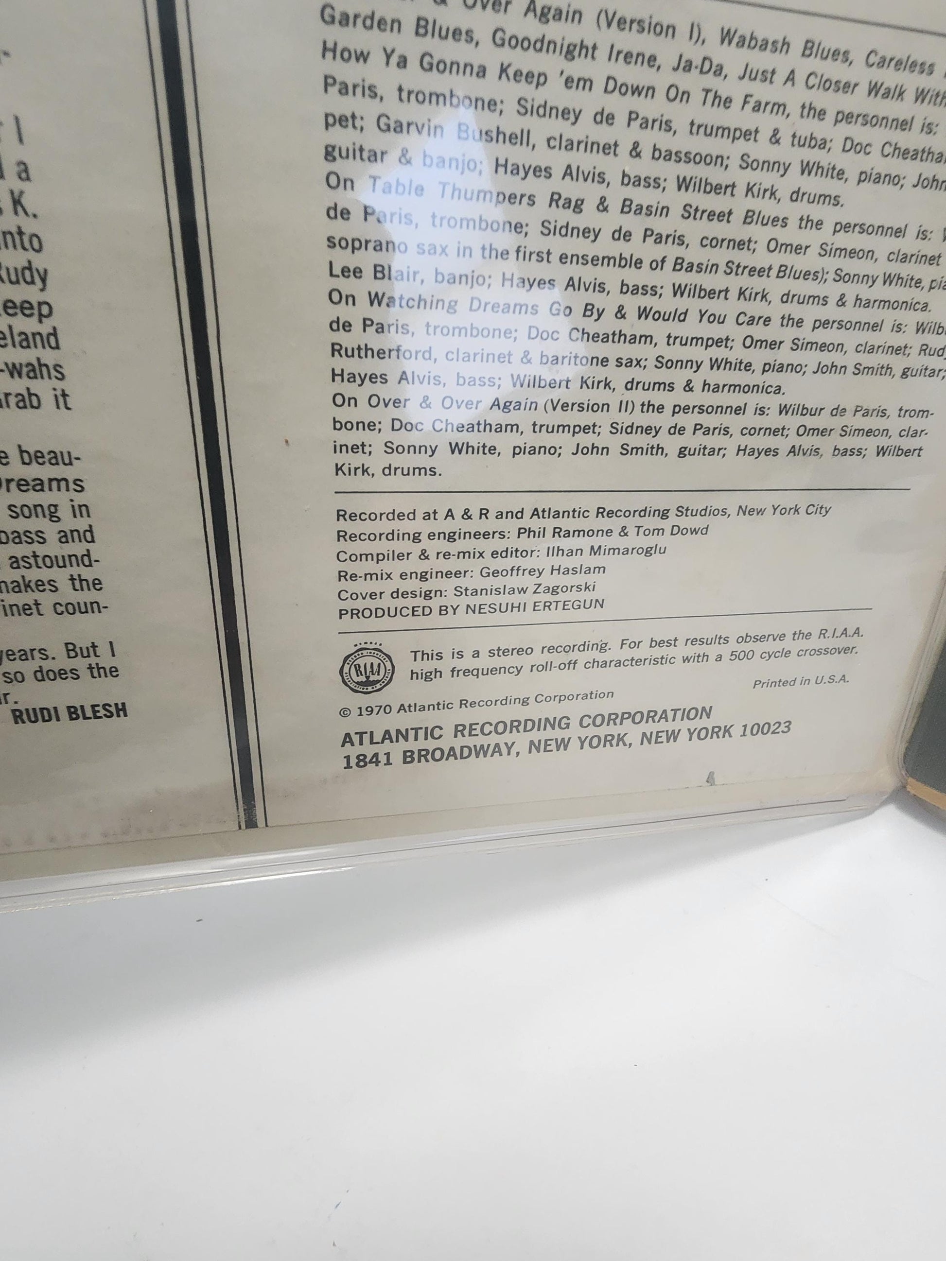 Vinyl Record Album Over & Over By Milburn De Paris - Atlantic Records - Over And Over - Vinyl - Vinyl Records - Milburn De Paris - Records