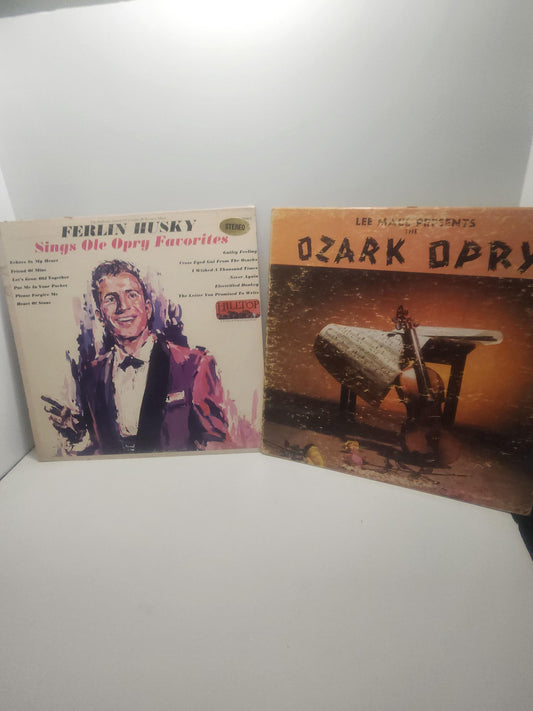 Opry Vintage 1980's Vinyl LP Records LOT Of 2 - Opry - Vinyl - Vinyl Records - Vinyl LP Records - Opry - Opry Music - Opry Records - 1980's