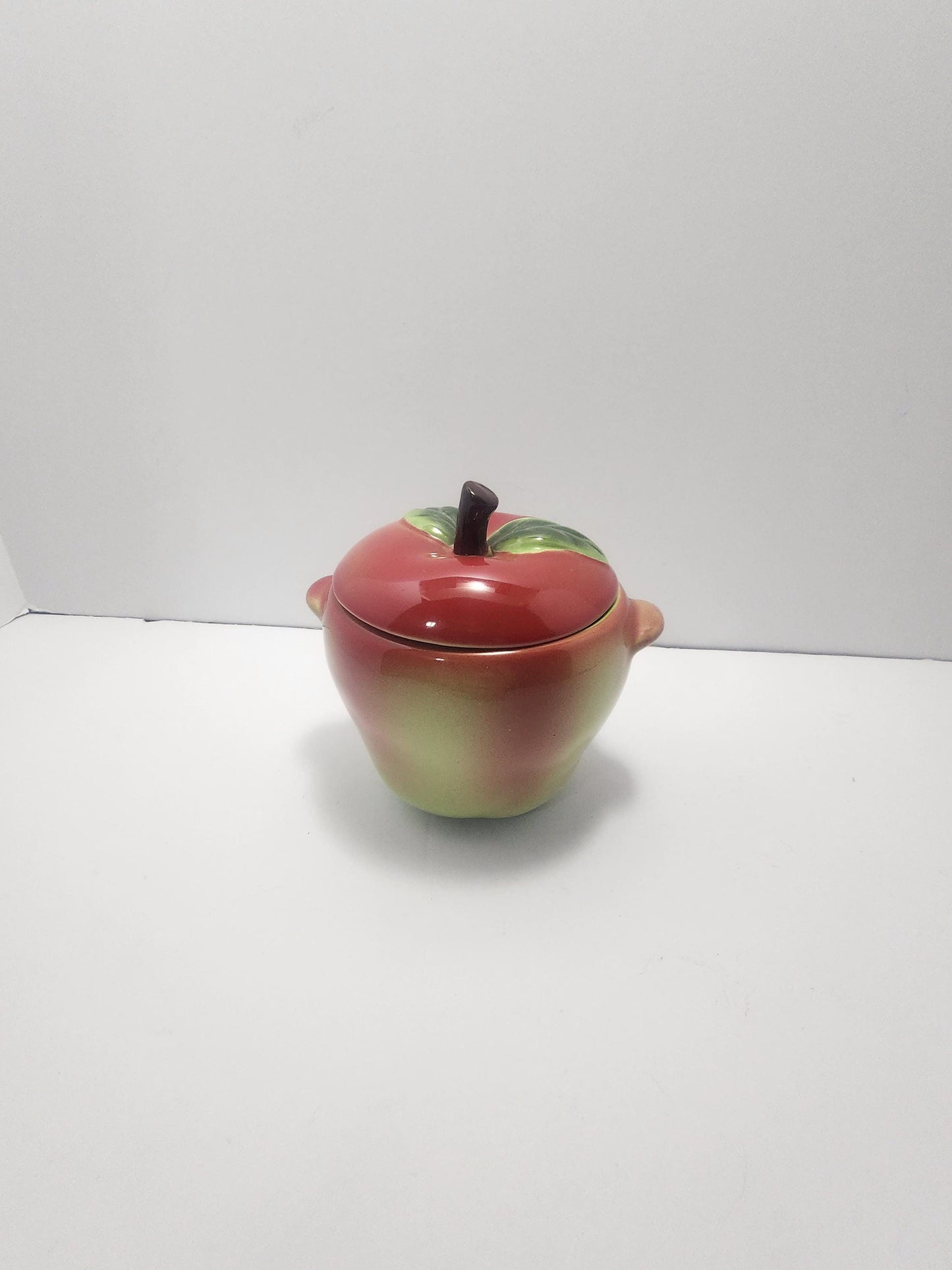 Vintage Ceramic Apple Jar By Hull - Apples - Apple Decorations - Jars - Kitchen - Kitchen Decor - Teachers - Gift For Teachers