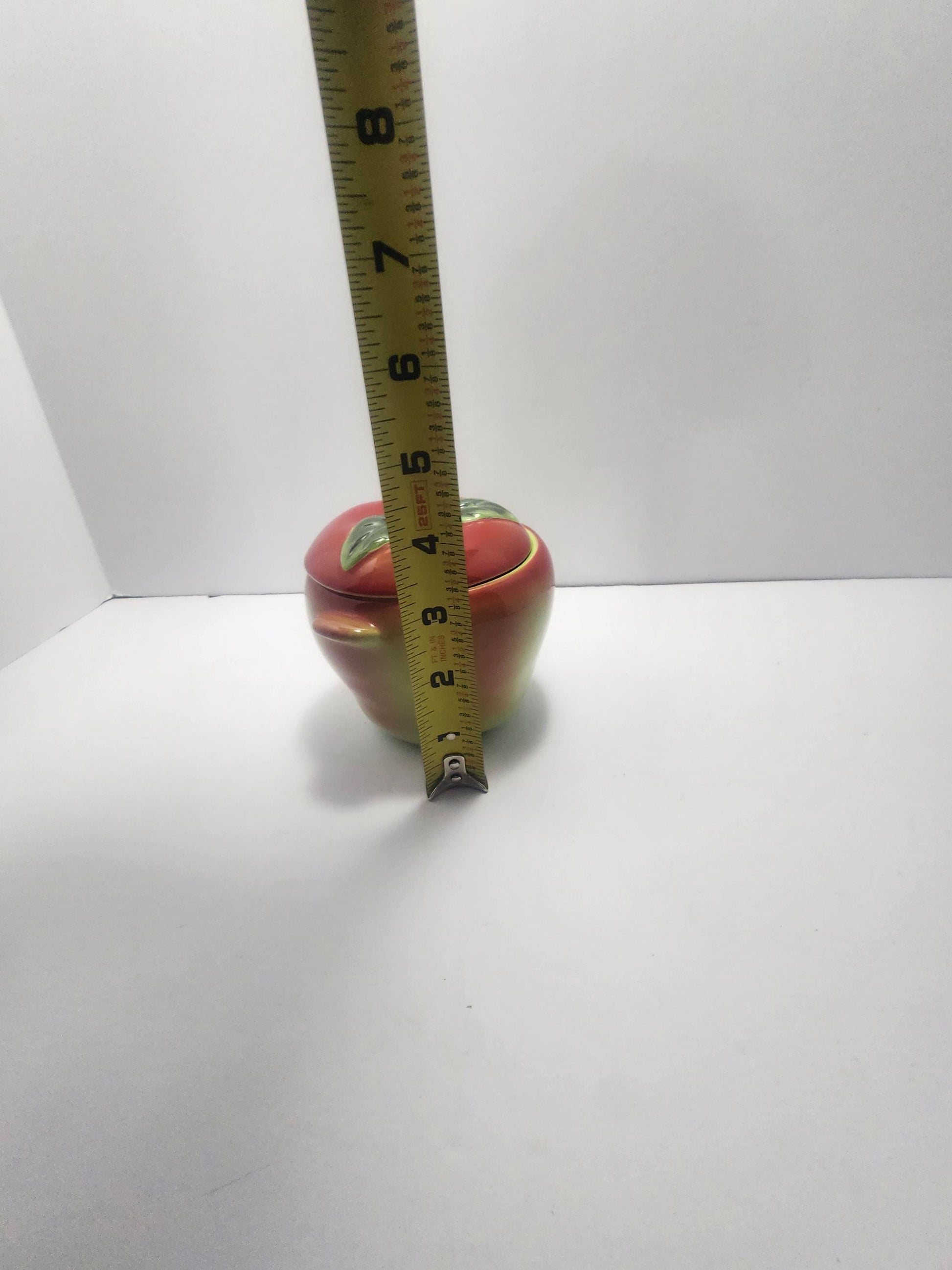 Vintage Ceramic Apple Jar By Hull - Apples - Apple Decorations - Jars - Kitchen - Kitchen Decor - Teachers - Gift For Teachers