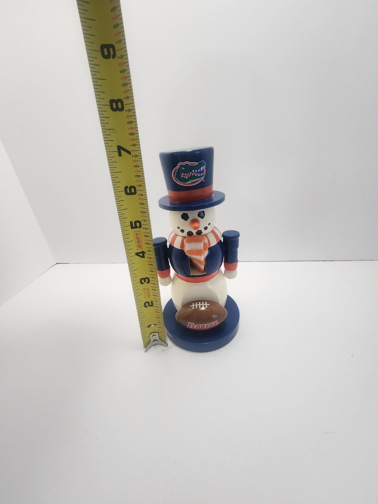 Florida Gators Special RARE Snowman Nutcracker - Nutcrackers - Florida - Florida Gators - Snowman - Snowmen - Christmas Decorations