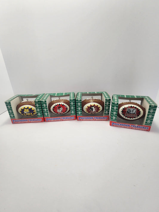 SEC College Sports Vintage Christmas Ornaments - Georgia - LSU - Florida State - Seminoles - Alabama - Crimson Tide - College Sports - Sport