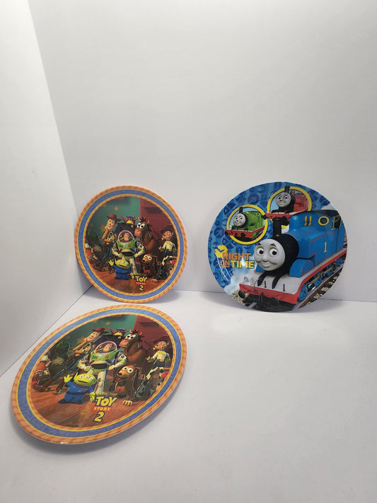 Children's Cartoon Plates - Toy Story - Thomas The Train - Thomas - Plates - Children's Kitchenware - Kitchen - Daycare - Plates - Plates