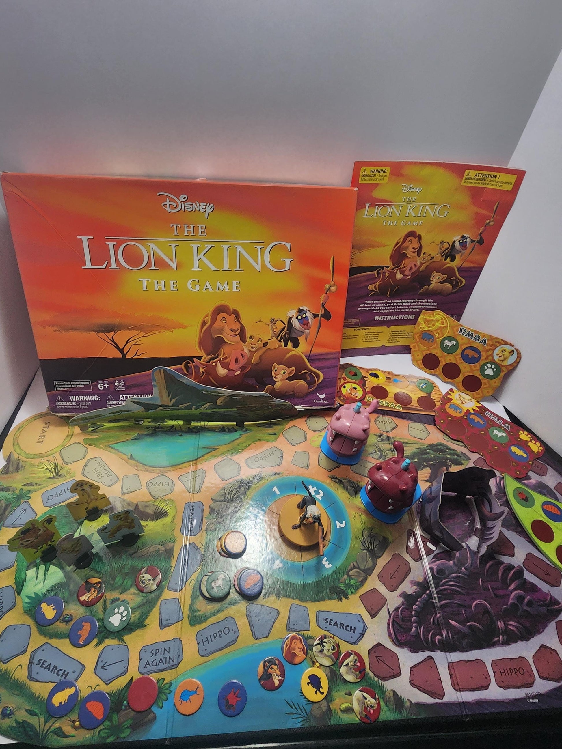 Disney The Lion King Board Game - Games - Board Games - Family Games - Game Night - Disney - Disney Games - The Lion King - Lion King Game