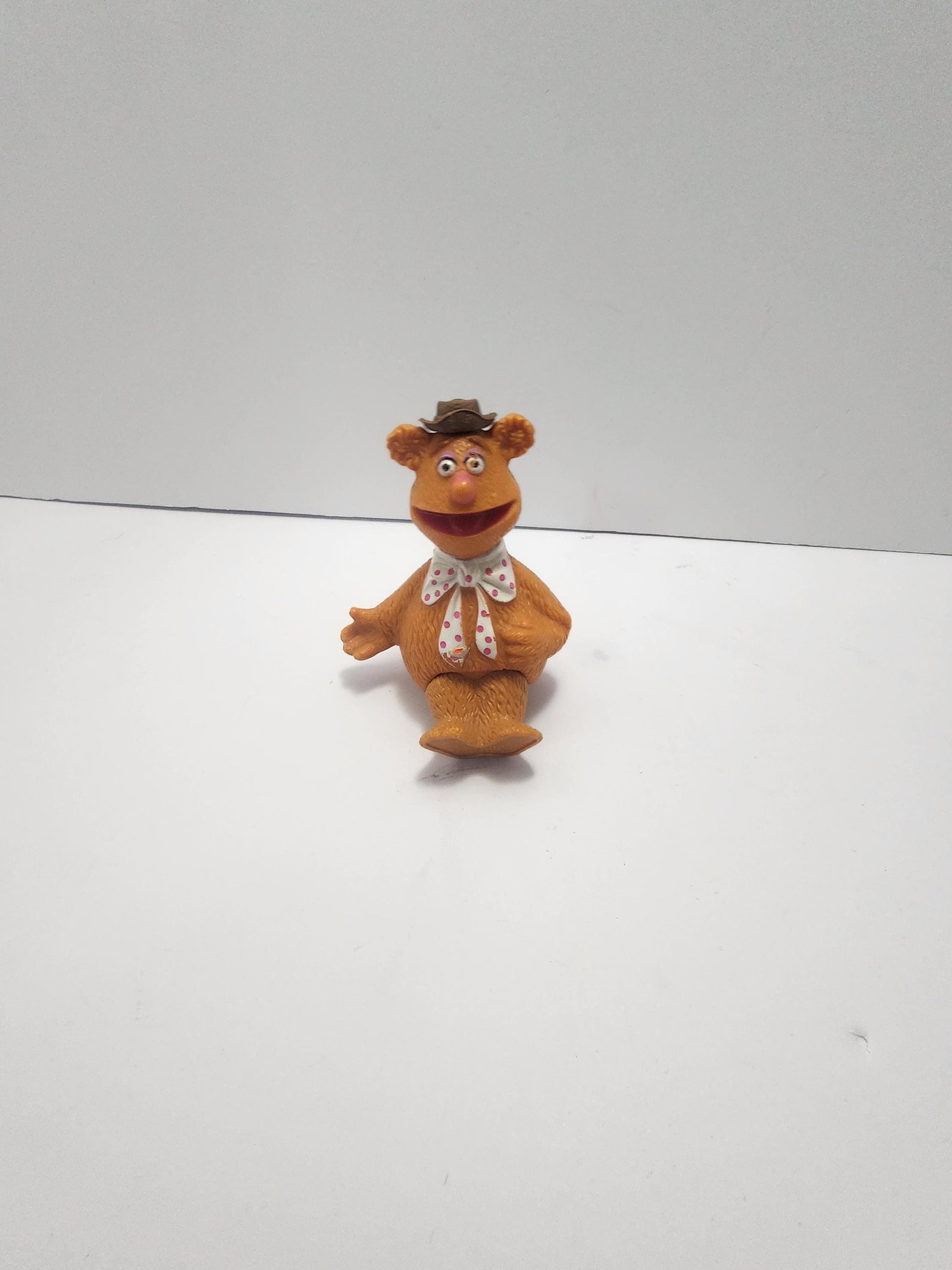 1978 Henson Fozzie Bear Muppets Toy Figure - Fozzie - Fozzie Bear - The Muppets - Muppets - The Muppets Toys - Henson - Henson Toys