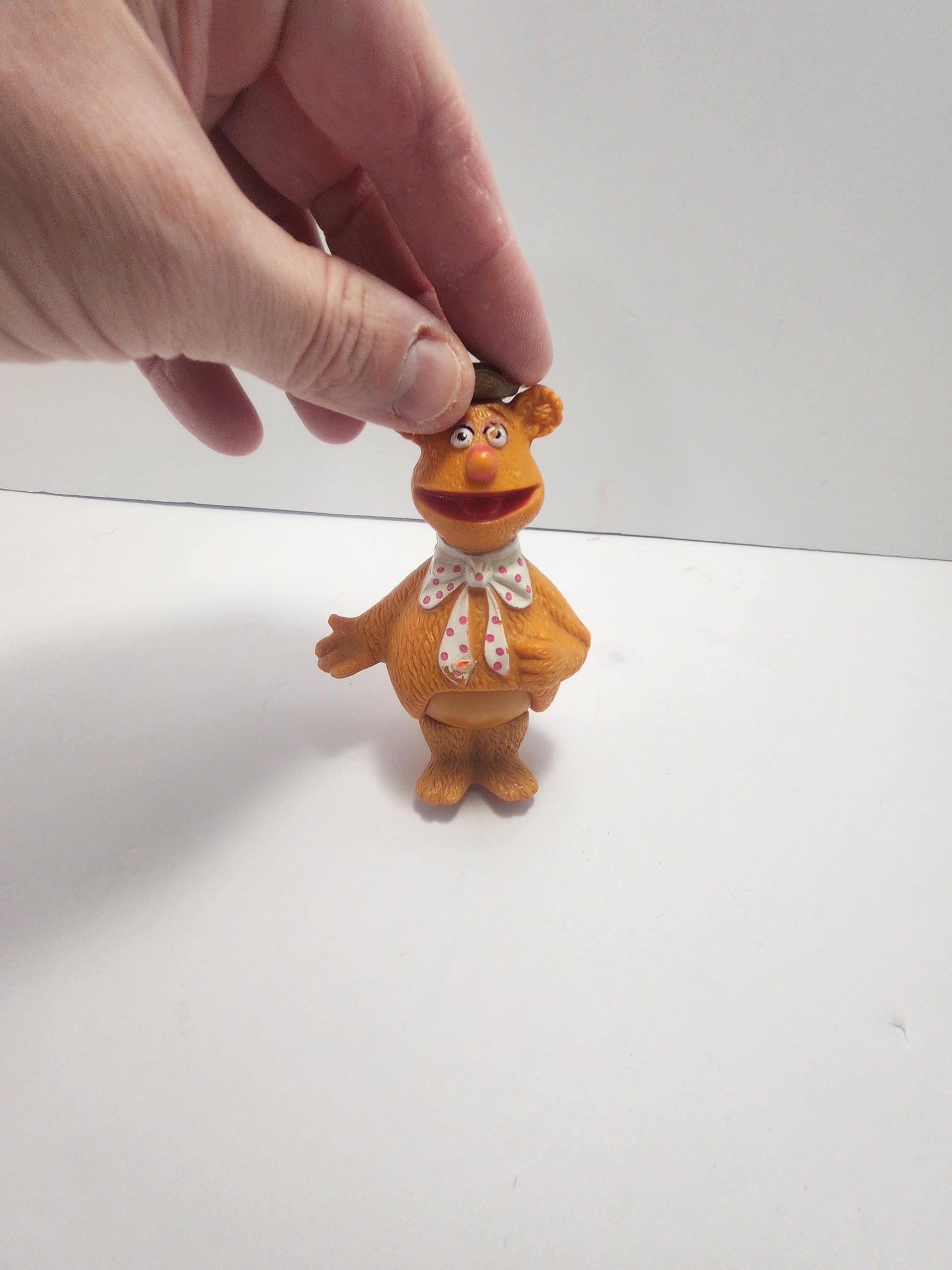 1978 Henson Fozzie Bear Muppets Toy Figure - Fozzie - Fozzie Bear - The Muppets - Muppets - The Muppets Toys - Henson - Henson Toys