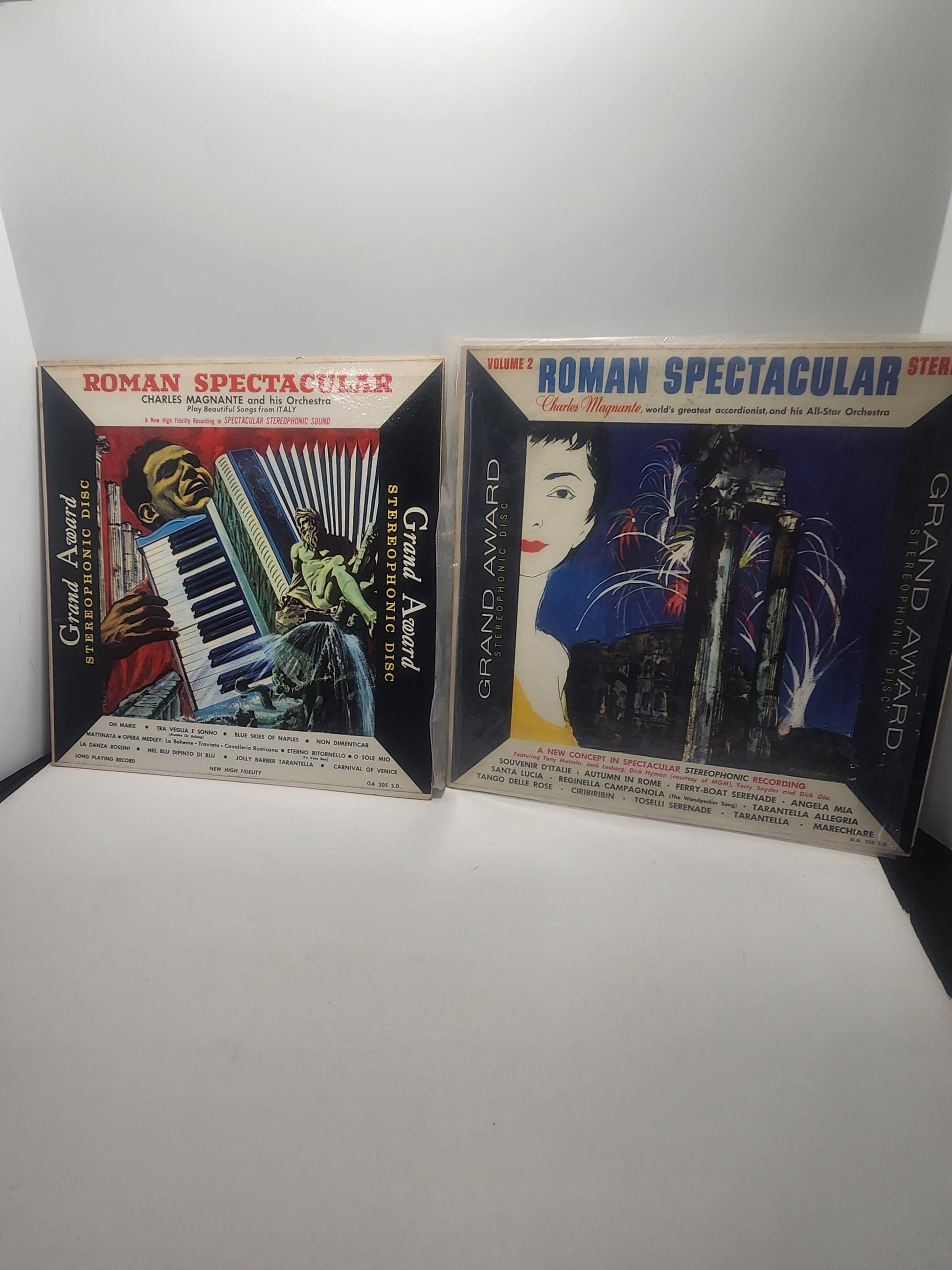 Roman Spectacular 1970's Vinyl LP Records LOT Of 2 - Vinyl - Vinyl LP Records - Vintage Records - 1970's - Roman Spectacular - Orchestra