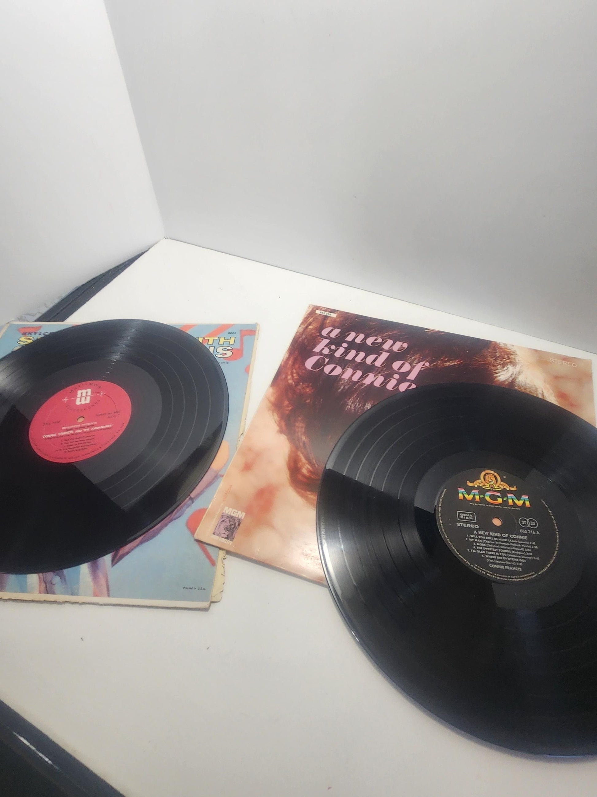 Connie Francis Vinyl LP Records 1970's LOT Of 2 - Connie Francis - Vinyl - Vinyl Records - Vinyl LP Records - Orginal Records