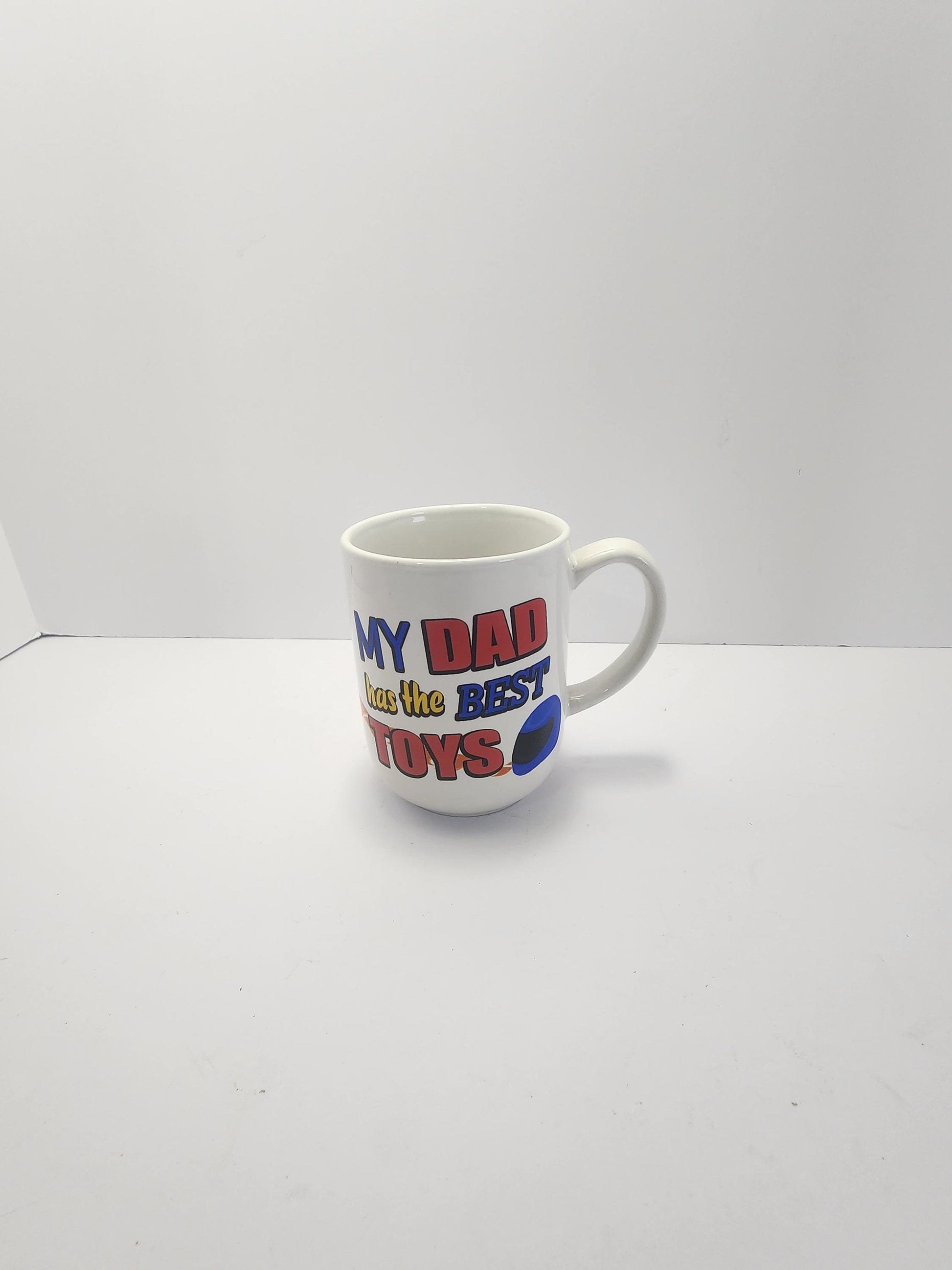 1980's Vintage Coffee Mug "My Dad Has The Coolest Toys" - Coffee - Gift Mugs - Mugs - Fathers Day Gifts - Gifts For Dads - Motorcycles