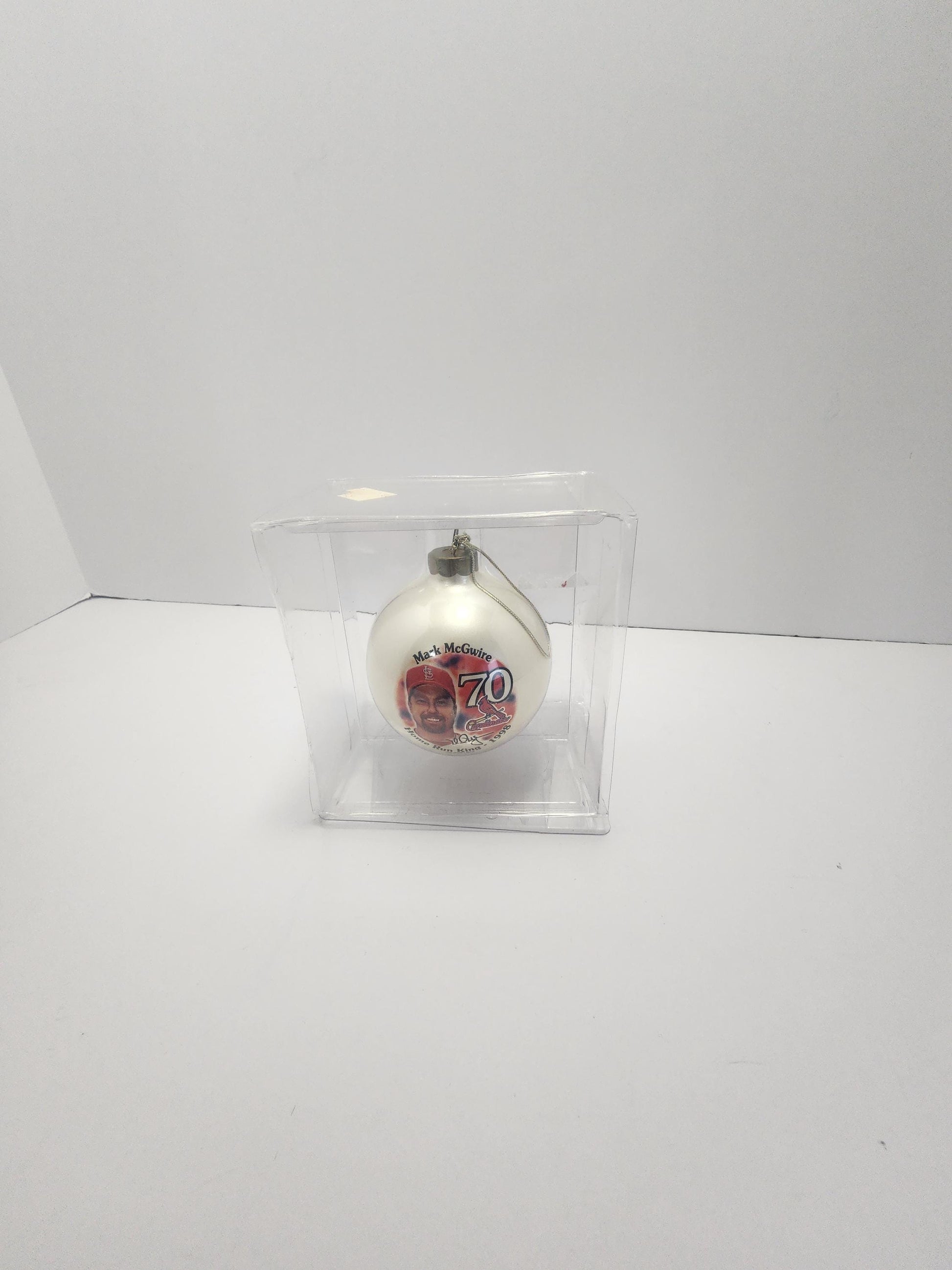 Mark Mcquire St Louis Cardinals Vintage Christmas Ornament - 1990's - Christmas Ornaments - Ornaments - St Louis - St Louis Cardinals