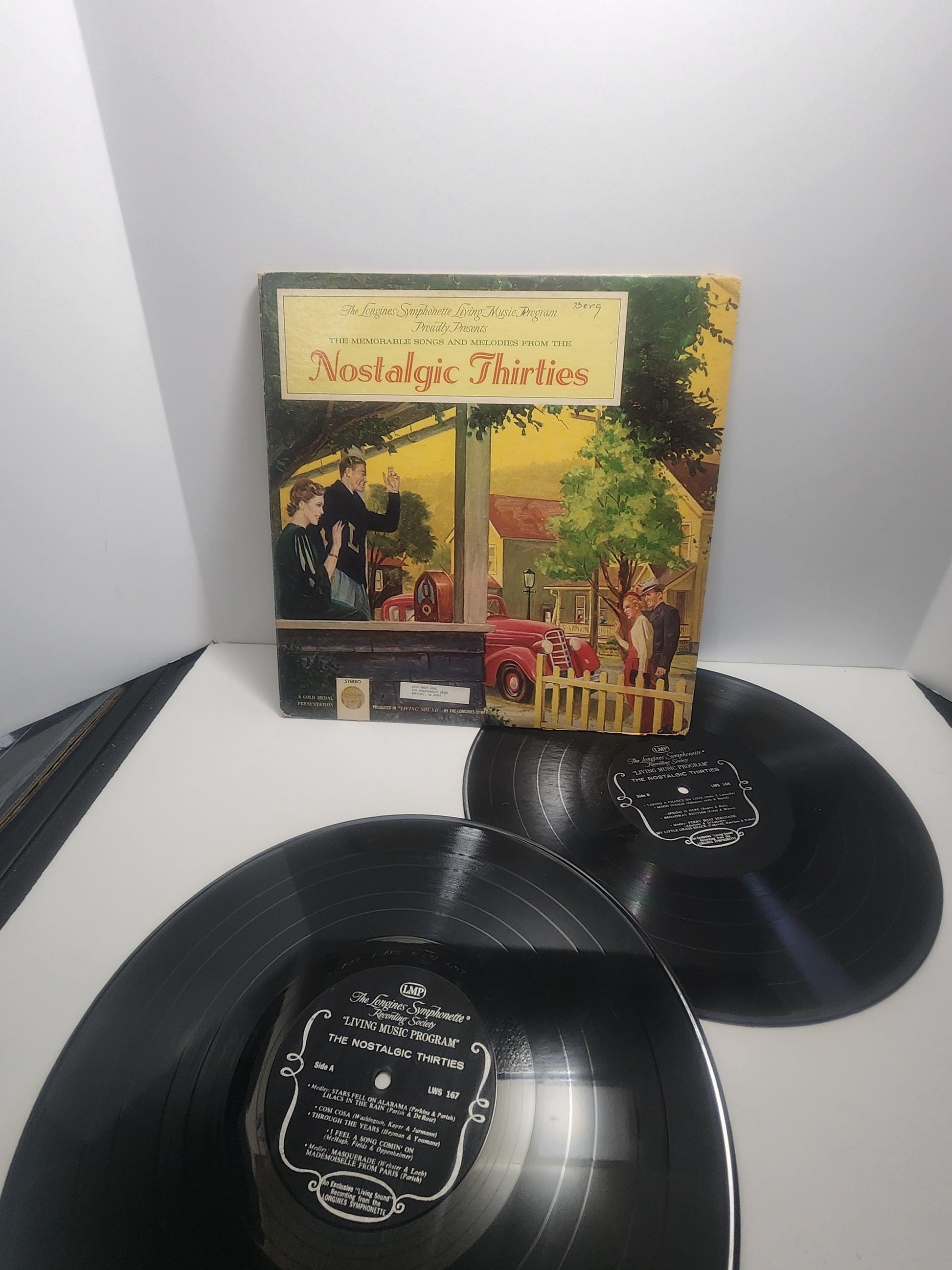 Nostalgic Thirties Vintage Vinyl LP Orginal Record - Nostalgia Music - Music - Vintage Music - 1930's - Vinyl - Vinyl LP Records