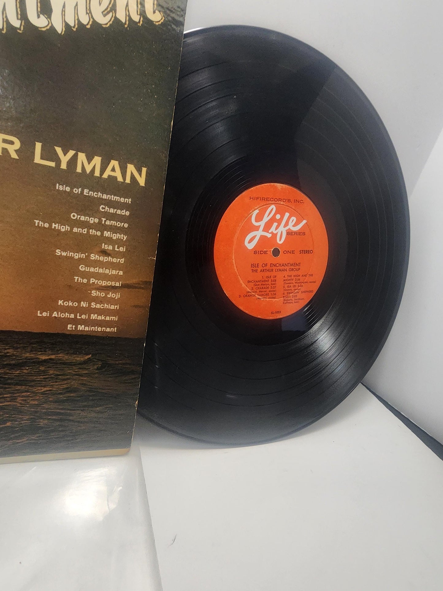 Enchantment By Arthur Lyman 1970's Vintage 1970's Vinyl LP Orginal Record - Records - Vinyl - Vinyl Records - Vinyl LP Records - Arthur Lyma