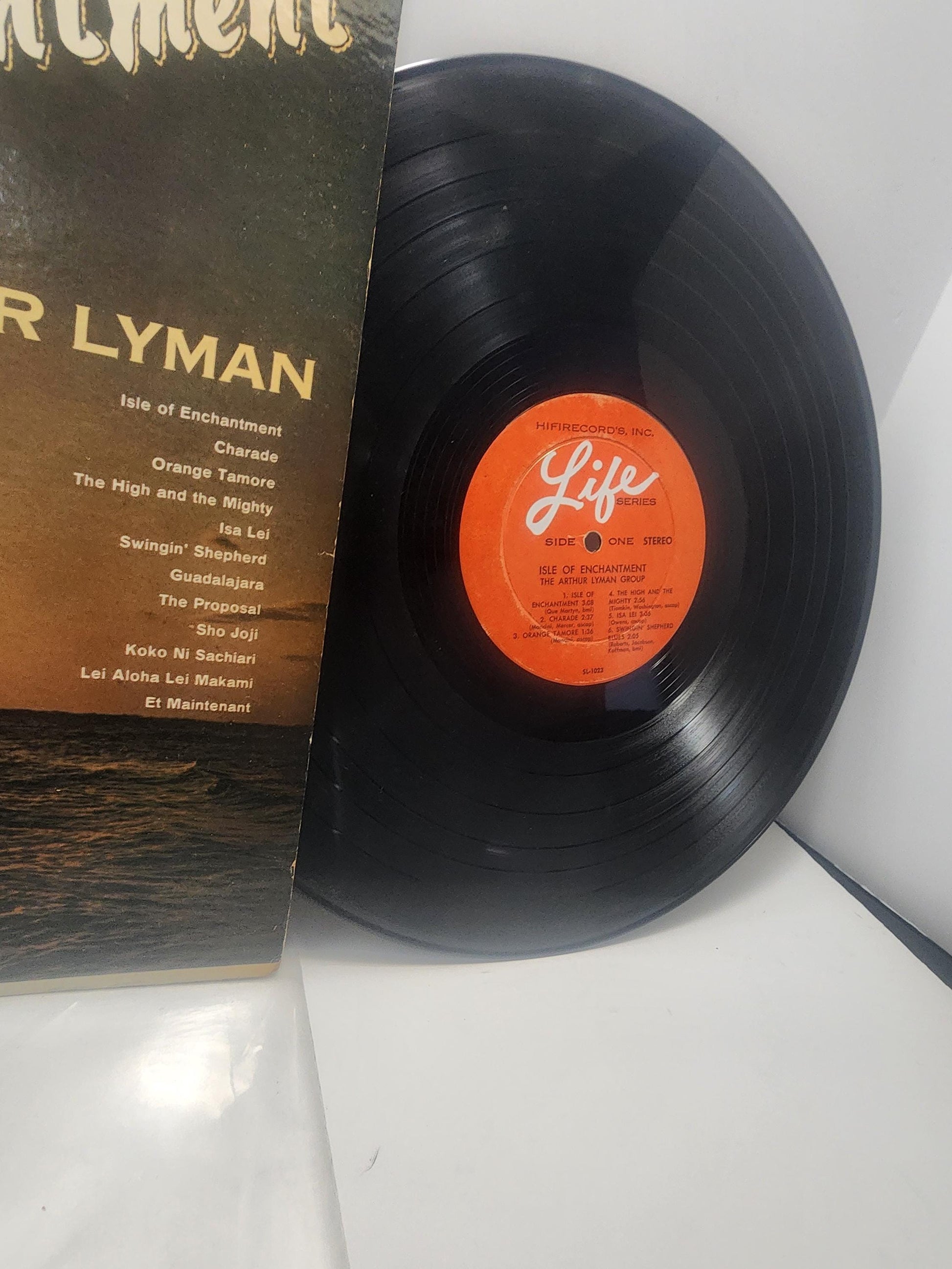 Enchantment By Arthur Lyman 1970's Vintage 1970's Vinyl LP Orginal Record - Records - Vinyl - Vinyl Records - Vinyl LP Records - Arthur Lyma