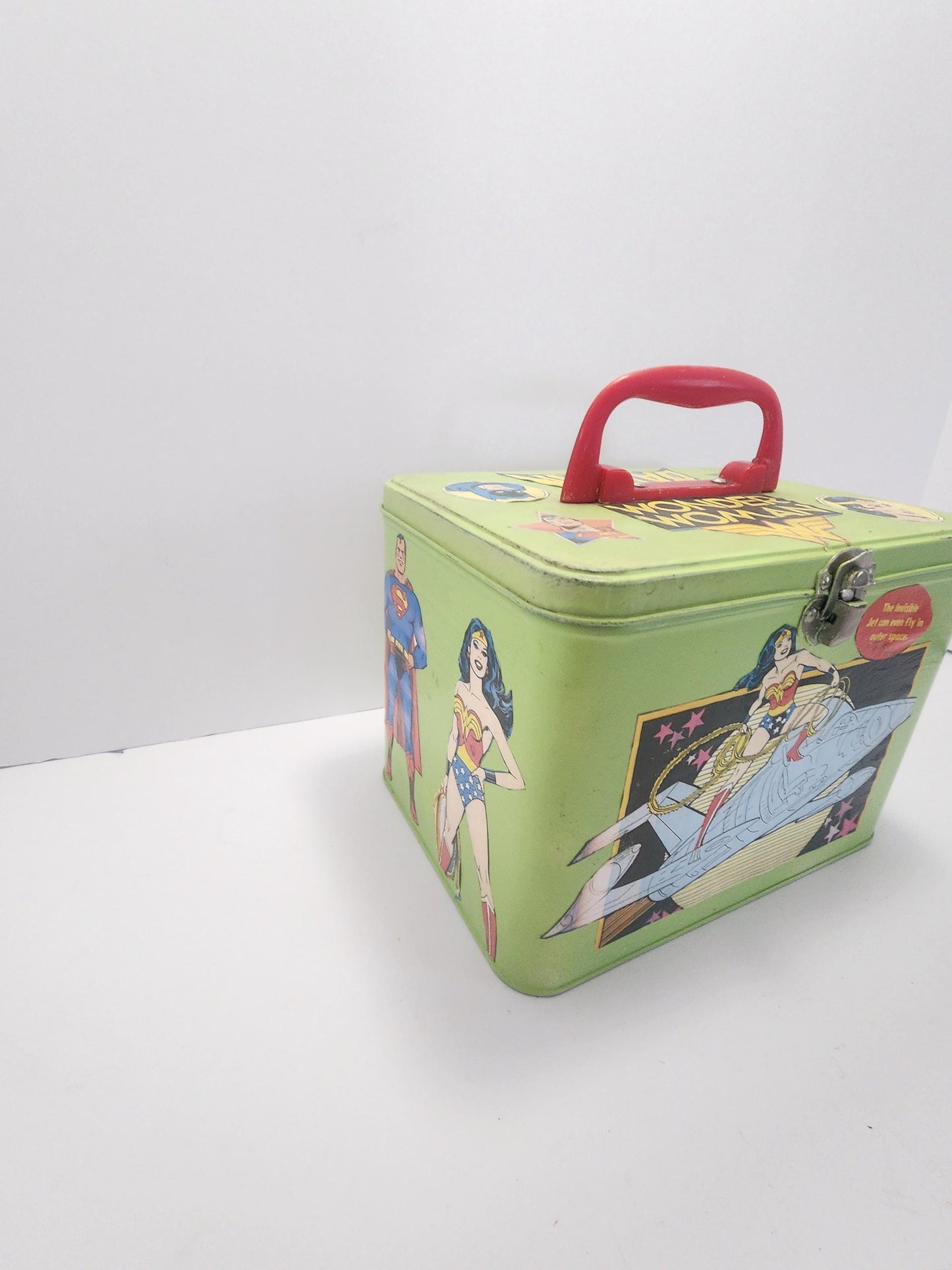 1980's RARE Wonder Women & Superheros Tin Lunchbox - Lunchbox - Lunch Box - Superheros - 1980's - Wonder Woman