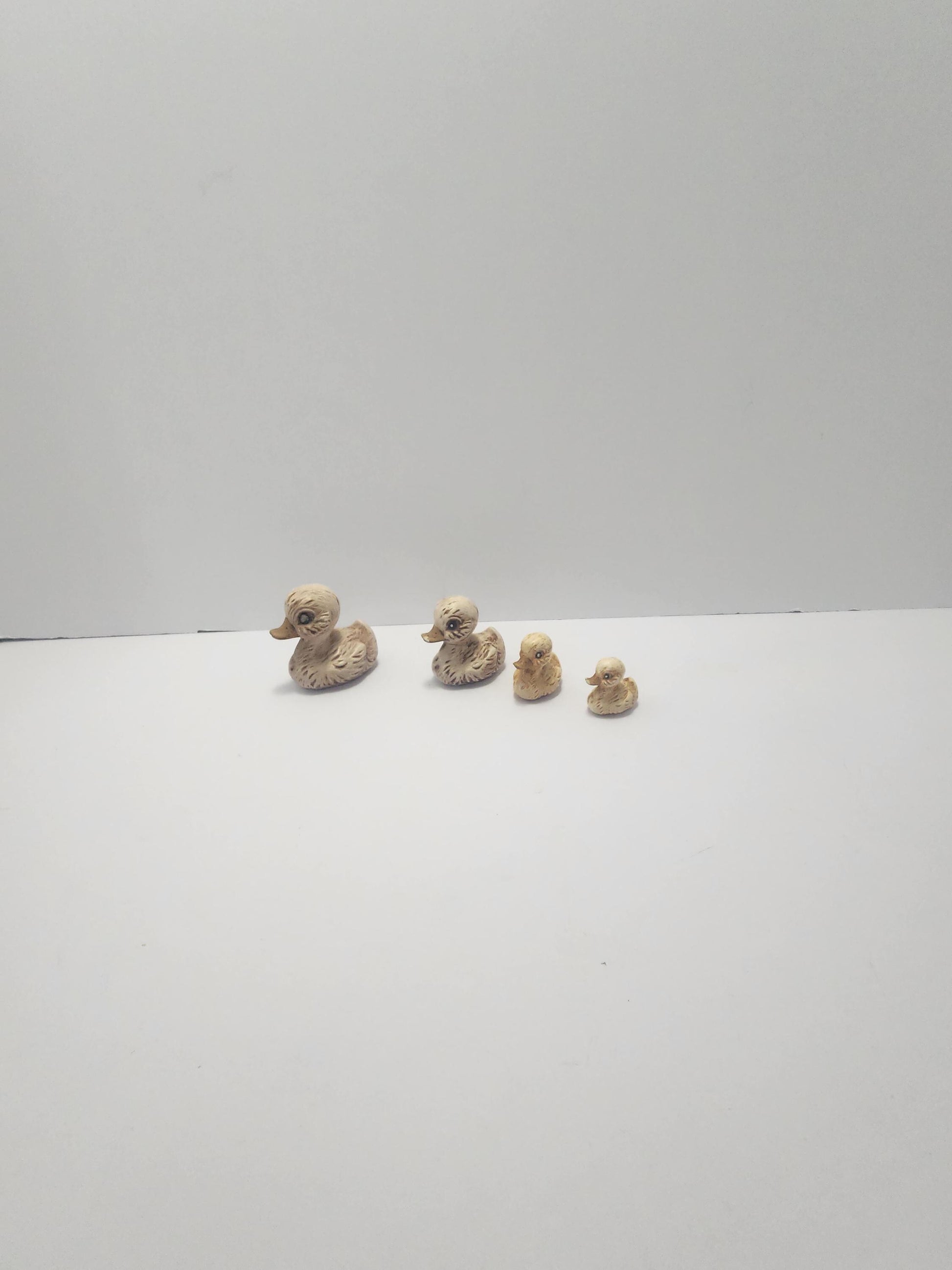 Vintage 1980's Duck Family Figurines - Ducks - Duck Figurines - Vintage Figurines - Animals - Waterfowl - Animal Familes - Duck Gifts