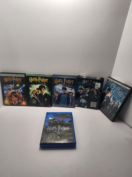 Harry Potter Dvd Series LOT or SET - Harry Potter - Harry Potter Movies - Dvds - Series - Movies - JK Rowlings - Blueray
