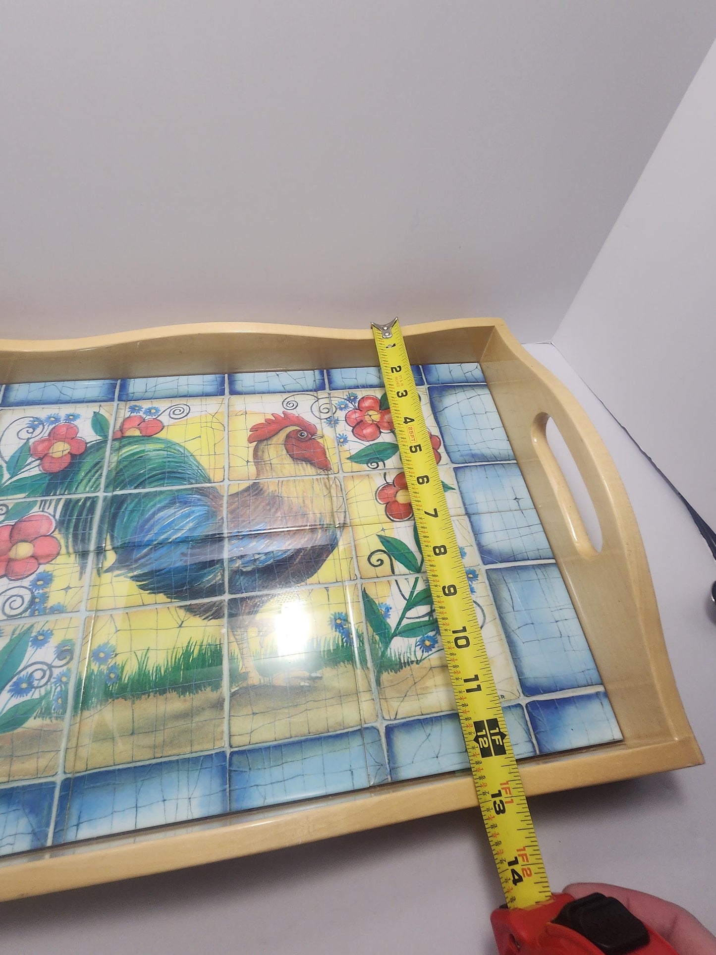 Rooster Kitchen BEAUTIFUL Serving Tray - Roosters - Chickens - Farm Animals - Farm Decorations - Trays - Serving Tray - Serving