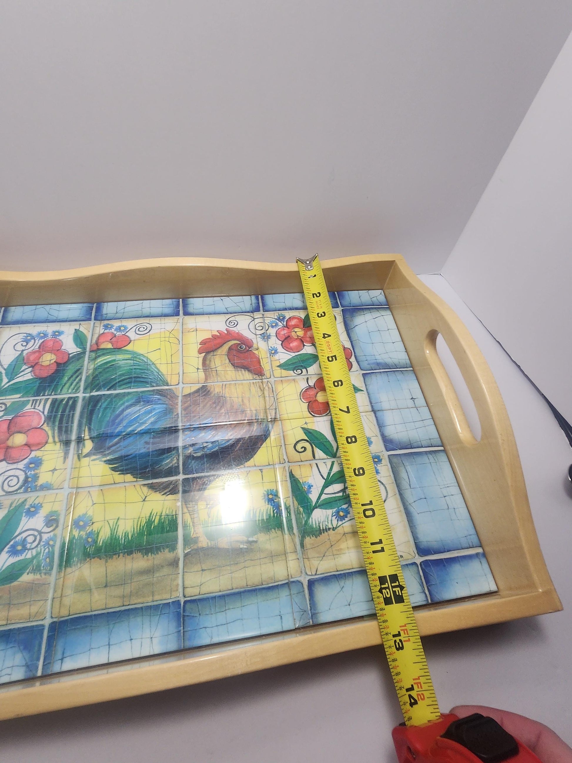 Rooster Kitchen BEAUTIFUL Serving Tray - Roosters - Chickens - Farm Animals - Farm Decorations - Trays - Serving Tray - Serving