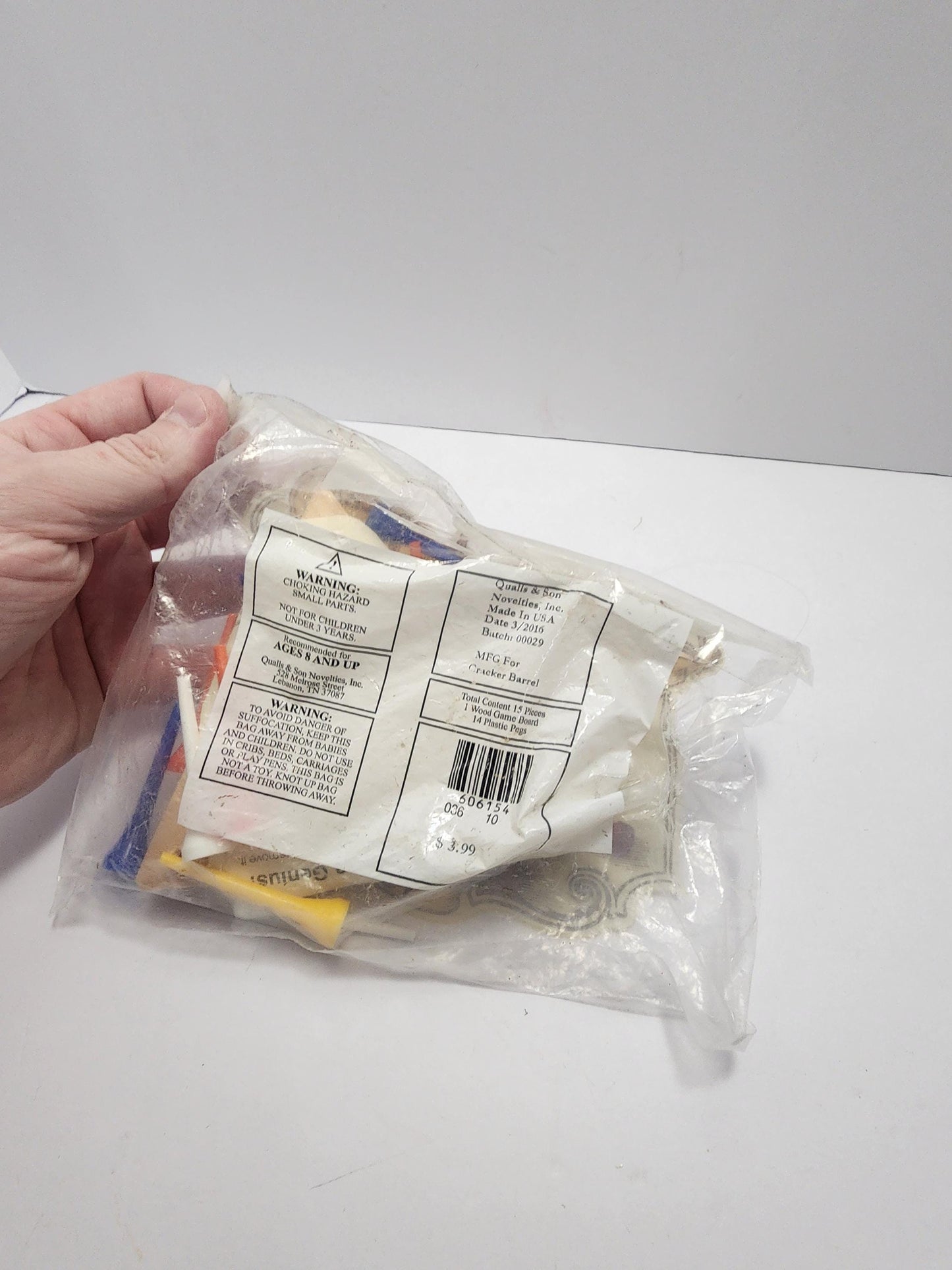 Cracked Barrel Genius Strategy Wooden Game - Games - Stratey Games - Resturants - Fast Food Toys - Cracker Barrel - Cracker Barrel Games