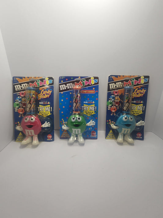 M&M 1990's Candy Dispenser Toys In Orginal Boxes - Mnms - Candy - Candy Toys - 1990's - Vintage Toys - Candy Dispenser - Candy Toys