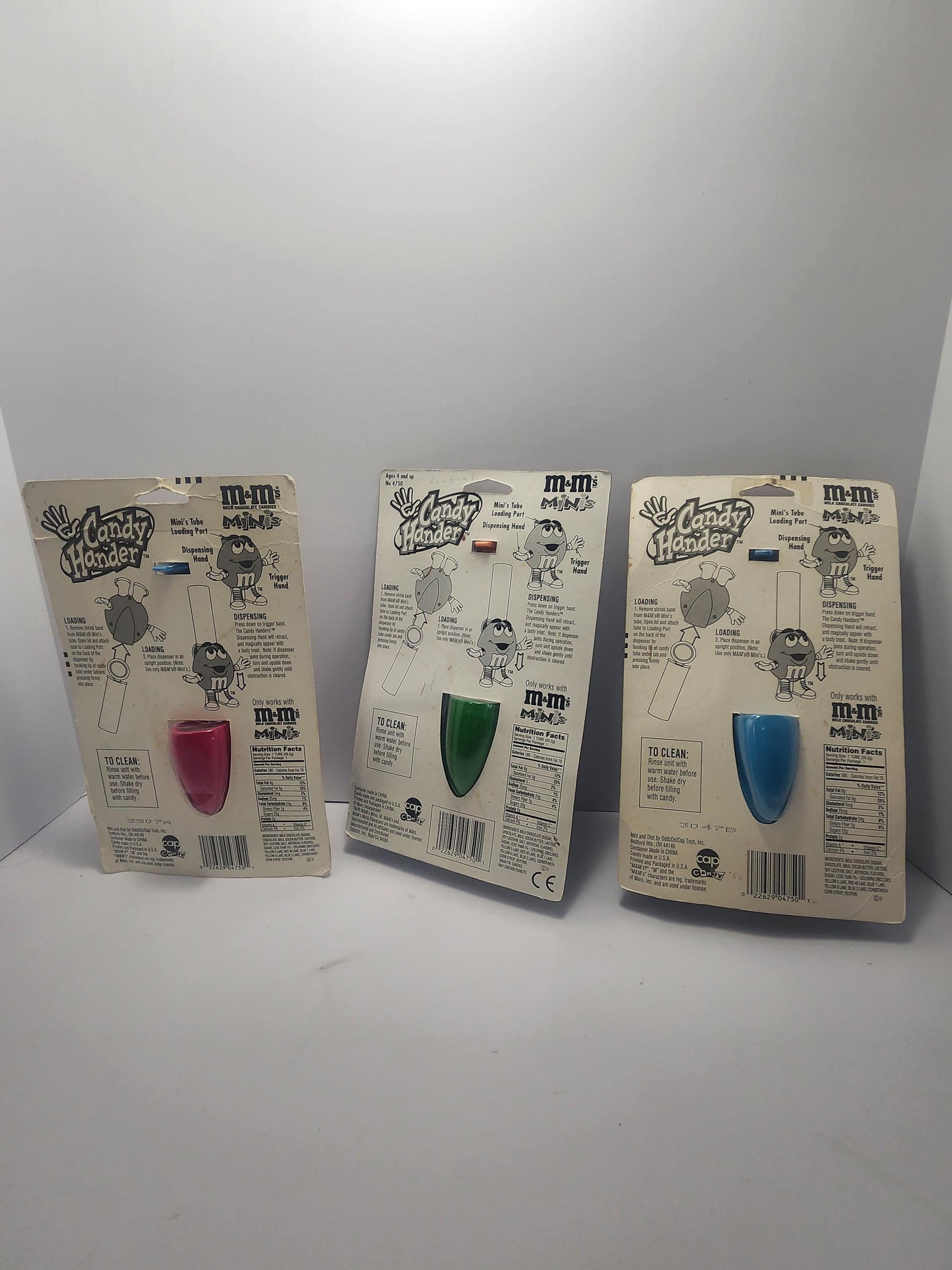 M&M 1990's Candy Dispenser Toys In Orginal Boxes - Mnms - Candy - Candy Toys - 1990's - Vintage Toys - Candy Dispenser - Candy Toys