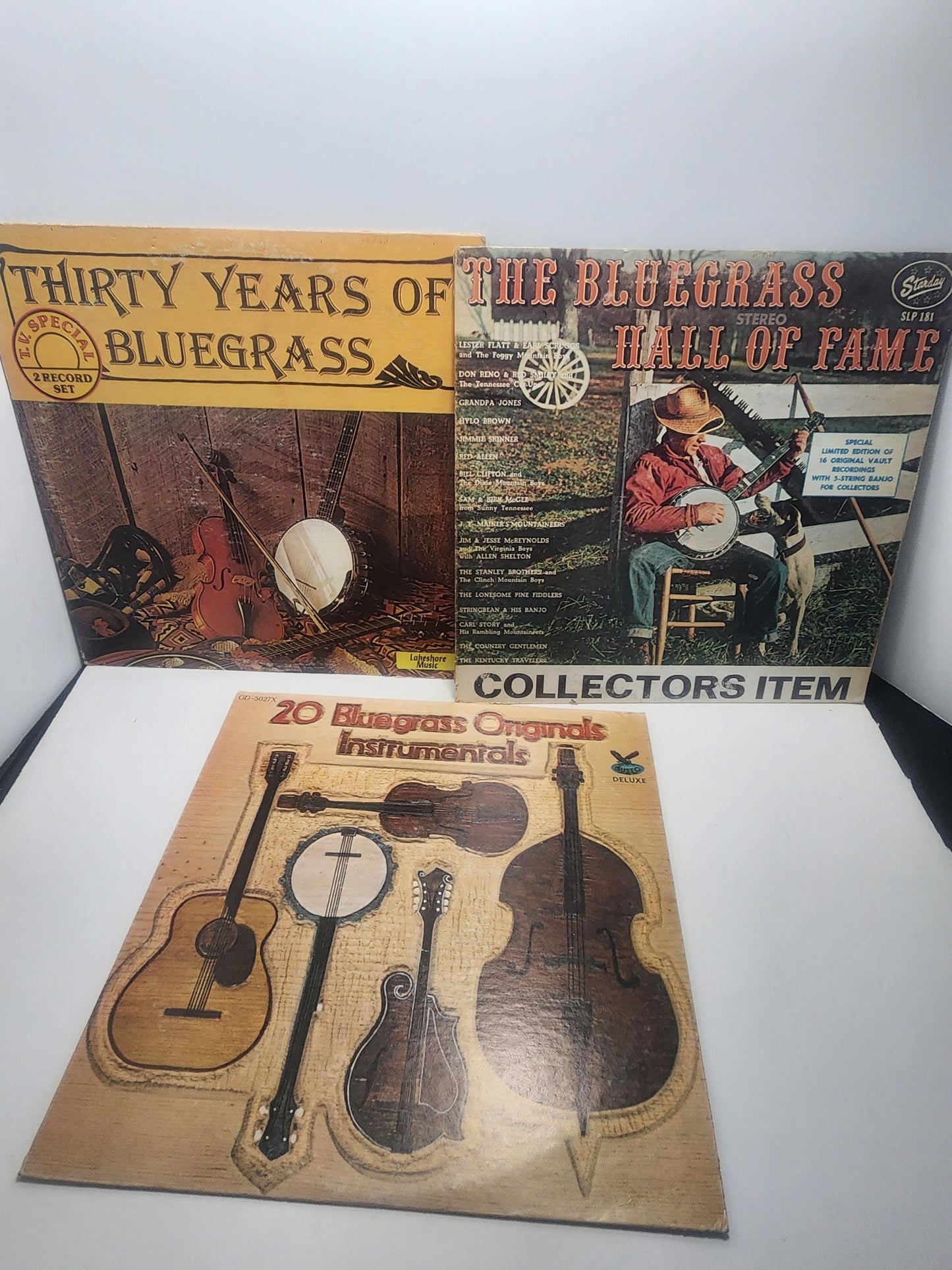 Bluegrass 1960's 1970's Vinyl LP Records LOT Of 3 - Bluegrass - Bluegrass Records - Country Music - Vinyl - Vinyl Records - LPS - Records