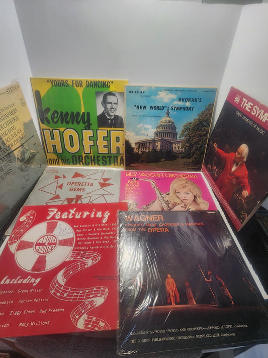 Vinyl LP Records Mixed LOT of 8 1960's 1970's - Orginal Records - Vinyl - Vinyl Records - Music - Kenny Hofer - Orchestra - Symphony - Opera