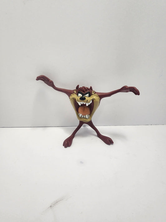 Looney Toons Taz Bendable Warner Brothers 1993 Action Figure - Taz - Tazmanian Devil - Warner Brothers - Looney Tunes - Looney Toons - Bendy