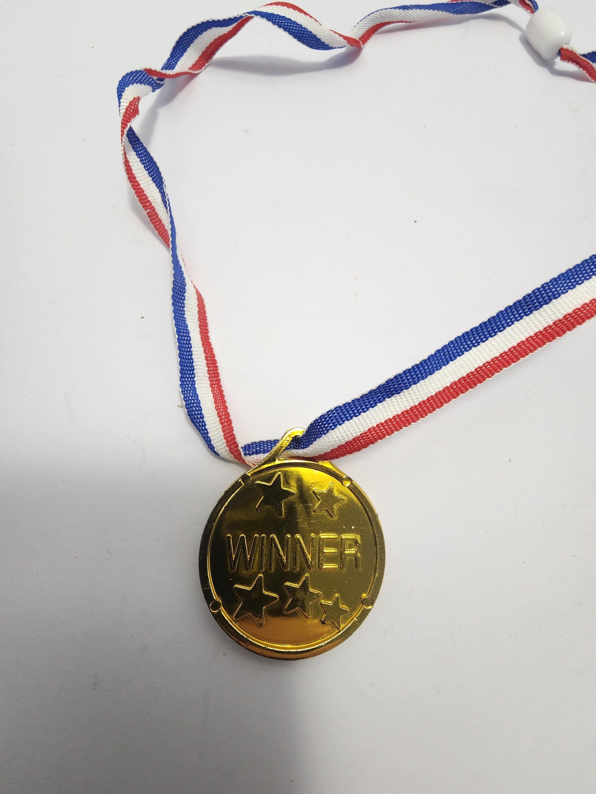 Kid's Winner Gold Metal Necklace - Pretend Play - Olympics - Kid's Toys - Trophy - Gold Medal - Sports