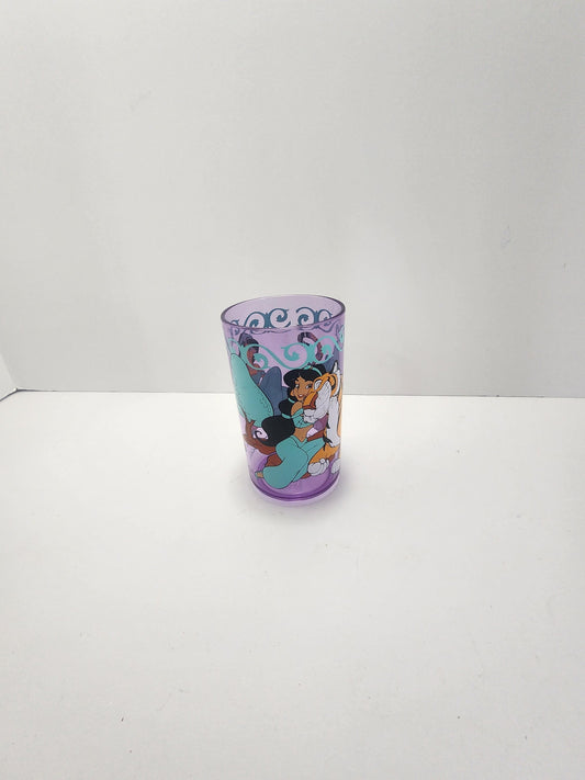 Disney Aladdin Small Cup 1990's Jazmine - Jasmine - Disney - Disney Glass - Aladdin - Disney Princess - Toothbrush Cup - Character Glasses