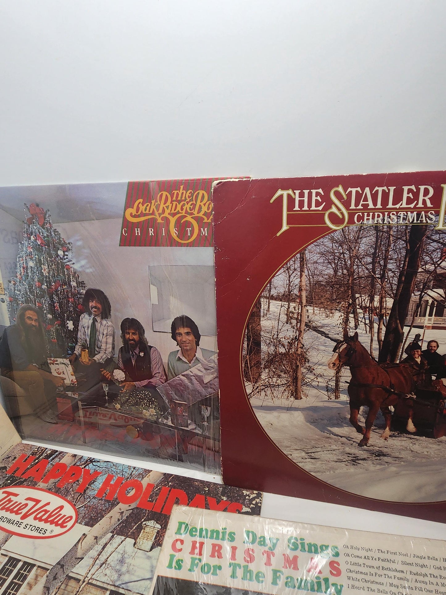 Vintage 1970's Vinyl LP Christmas Records - Statler Brothers - Oak Ridge Boys - True Value - Records - Christmas Music - Record LOT