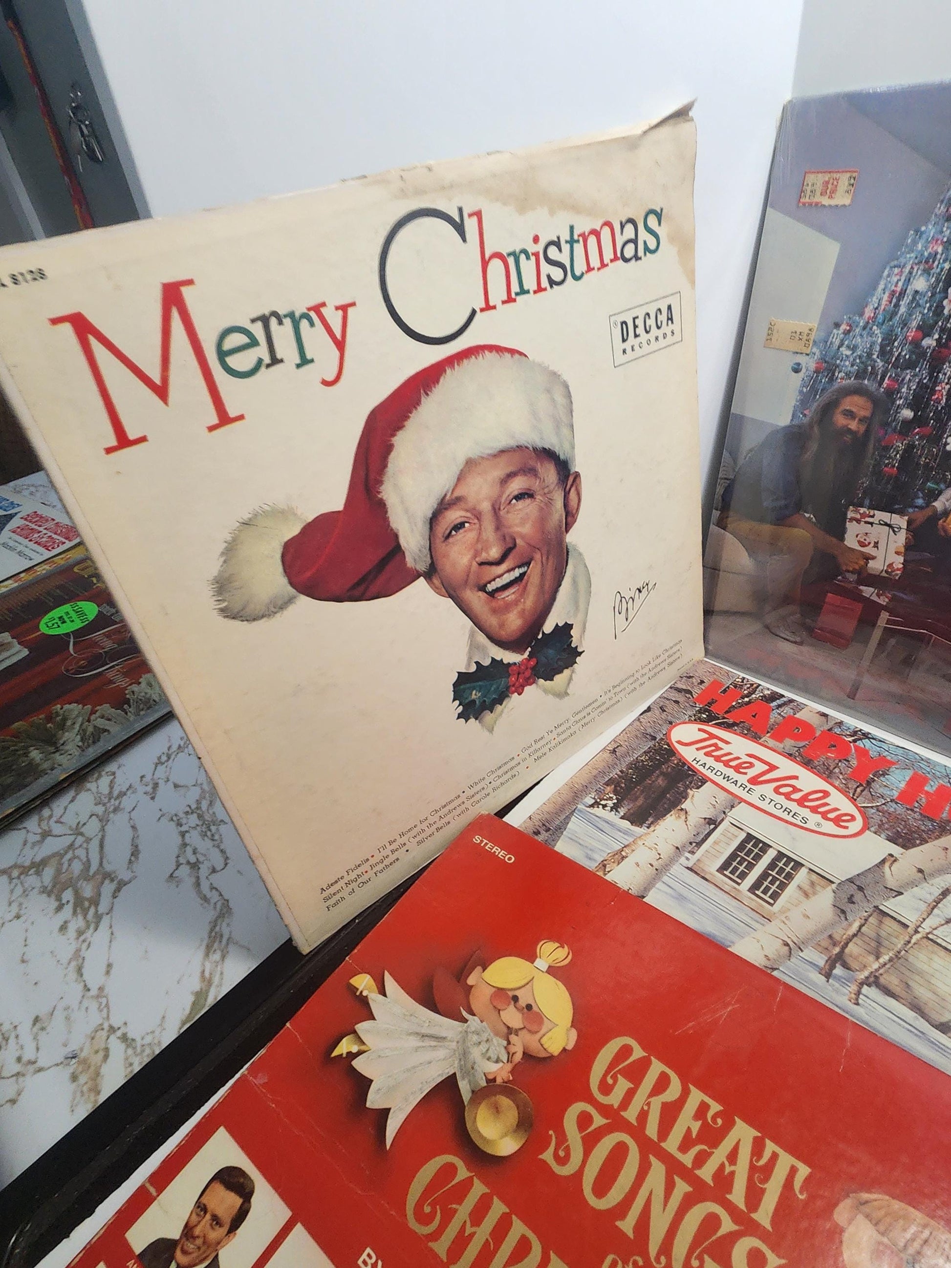 Vintage 1970's Vinyl LP Christmas Records - Statler Brothers - Oak Ridge Boys - True Value - Records - Christmas Music - Record LOT