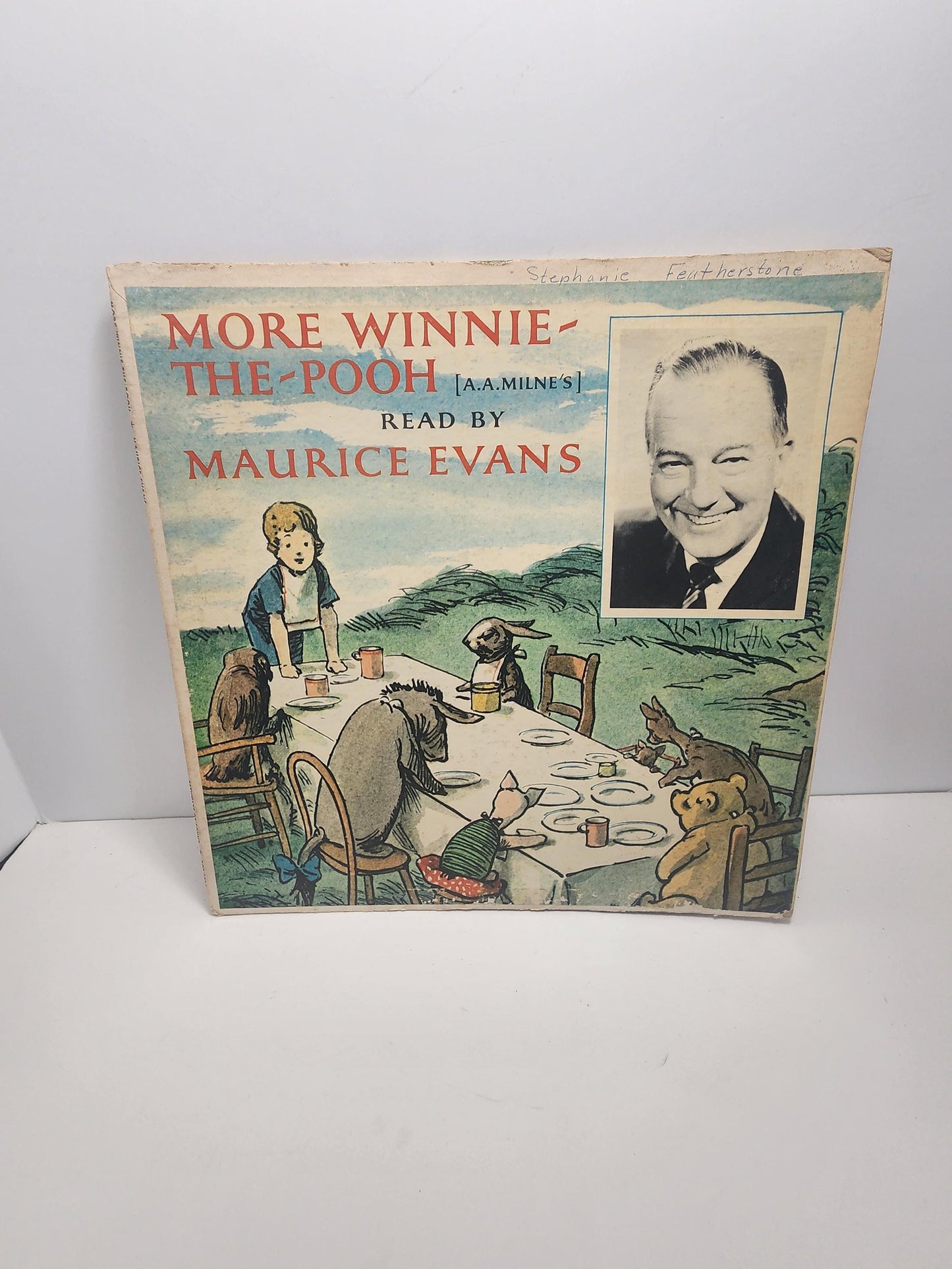 Vinyl Record 1950's Of Winnie-the-Pooh, Read by Maurice Evans - Maurice Evans - Story Books - Vinyl - Vinyl LP Records - Disney - Winnie Poo