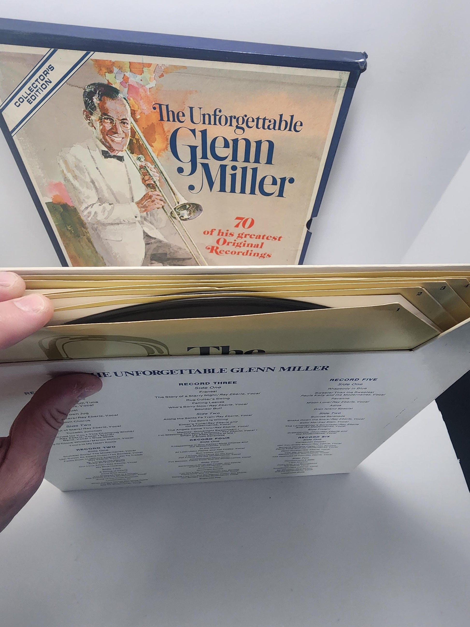 Vinyl 1970's LP Record Box SET - Down Home With Tennessee Ernie Ford - Ernie Ford - Glenn Miller - Glenn Miller Records - Record Set