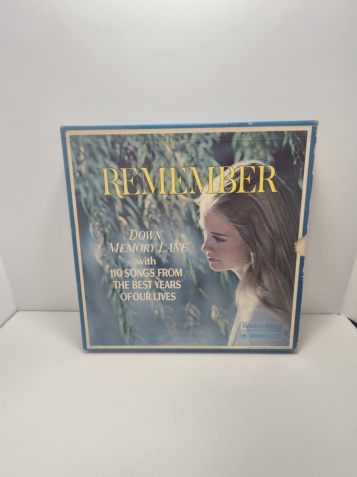 Remember Down Memory Lane 1920's To 1960's Hits Vinyl LP Reader's Digest Album Record SET - Down Memory Lane - 1920's - Vintage Music - Viny