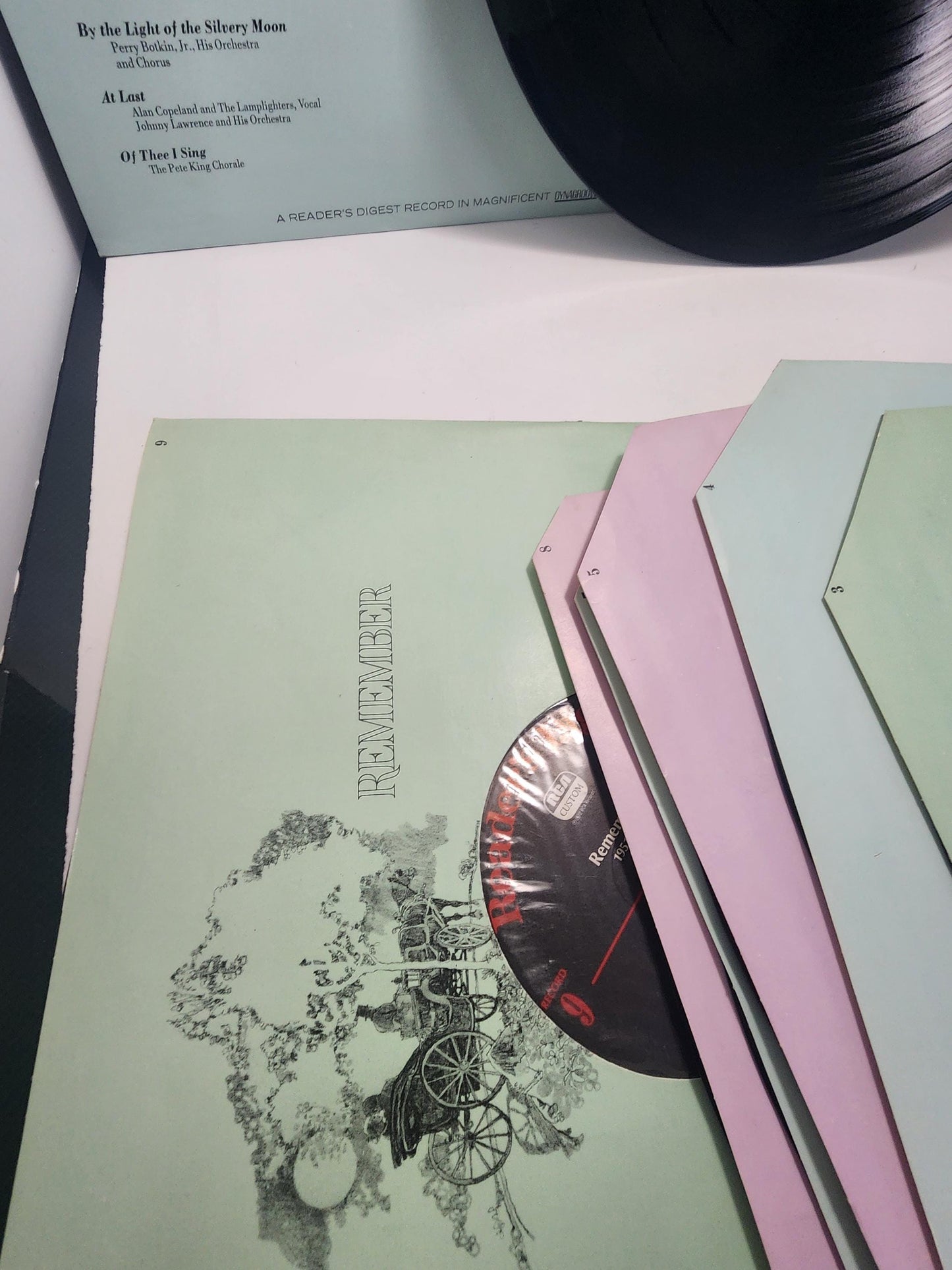 Remember Down Memory Lane 1920's To 1960's Hits Vinyl LP Reader's Digest Album Record SET - Down Memory Lane - 1920's - Vintage Music - Viny