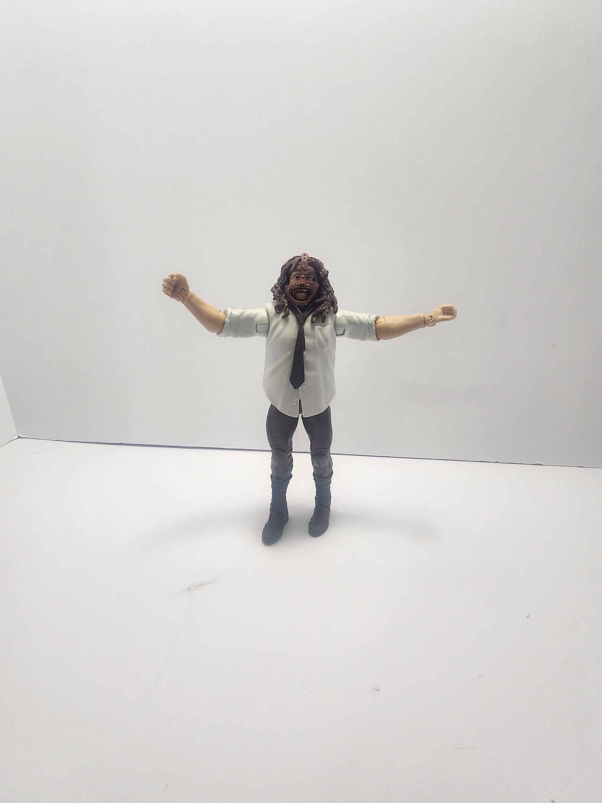 Wwf Wwe Mankind Wrestling Action Figure - Vintage Toys - Wrestlers - Mick Foley - Mankind - Wwf Toys - Wwe Toys - Wrestling Toys