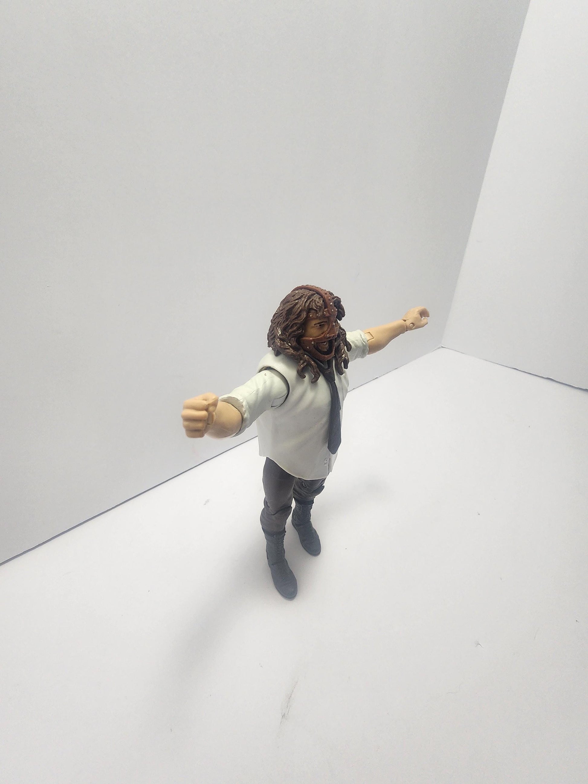 Wwf Wwe Mankind Wrestling Action Figure - Vintage Toys - Wrestlers - Mick Foley - Mankind - Wwf Toys - Wwe Toys - Wrestling Toys