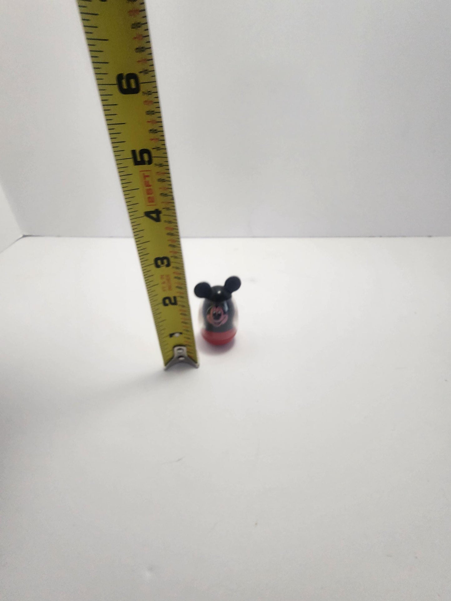 1970's Mickey Mouse Weeble Wobble Toy - Mickey Mouse - Walt Disney - Vintage Toys - 1970's - Weebles - Weeble Wobble