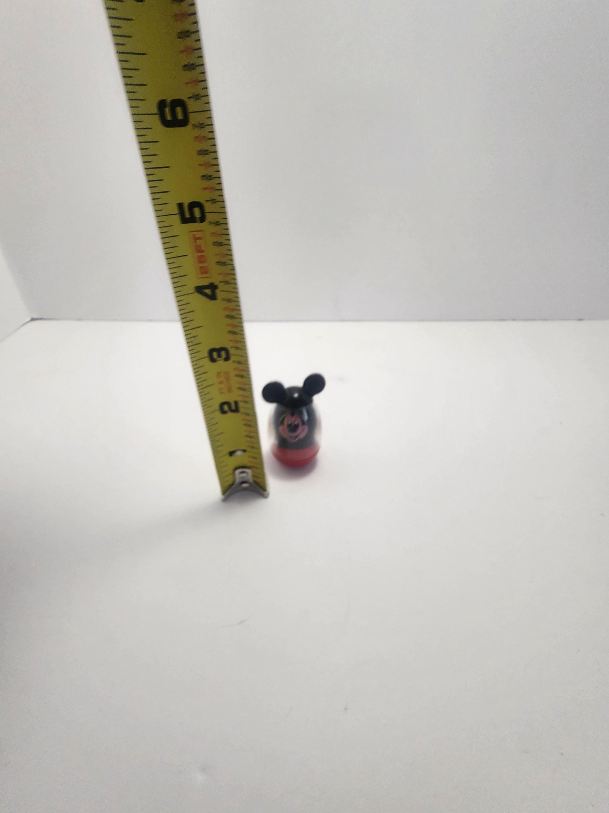 1970's Mickey Mouse Weeble Wobble Toy - Mickey Mouse - Walt Disney - Vintage Toys - 1970's - Weebles - Weeble Wobble