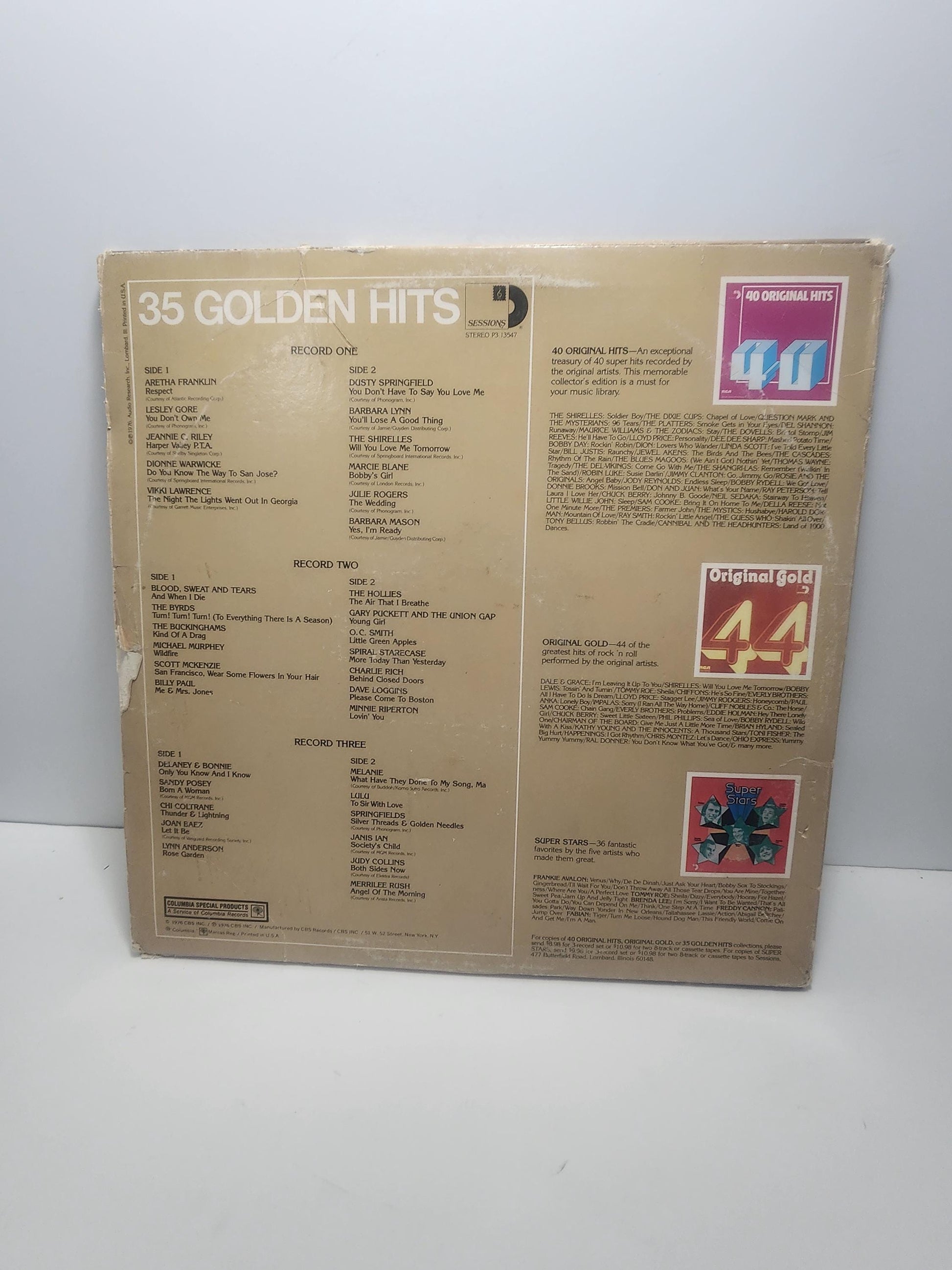 Golden Hits Vinyl LP Record 1976 - Hits - Music Hits - Golden Hits - 1970's - Orginal Records - Vinyl - Vinyl LP Records - Vintage Music