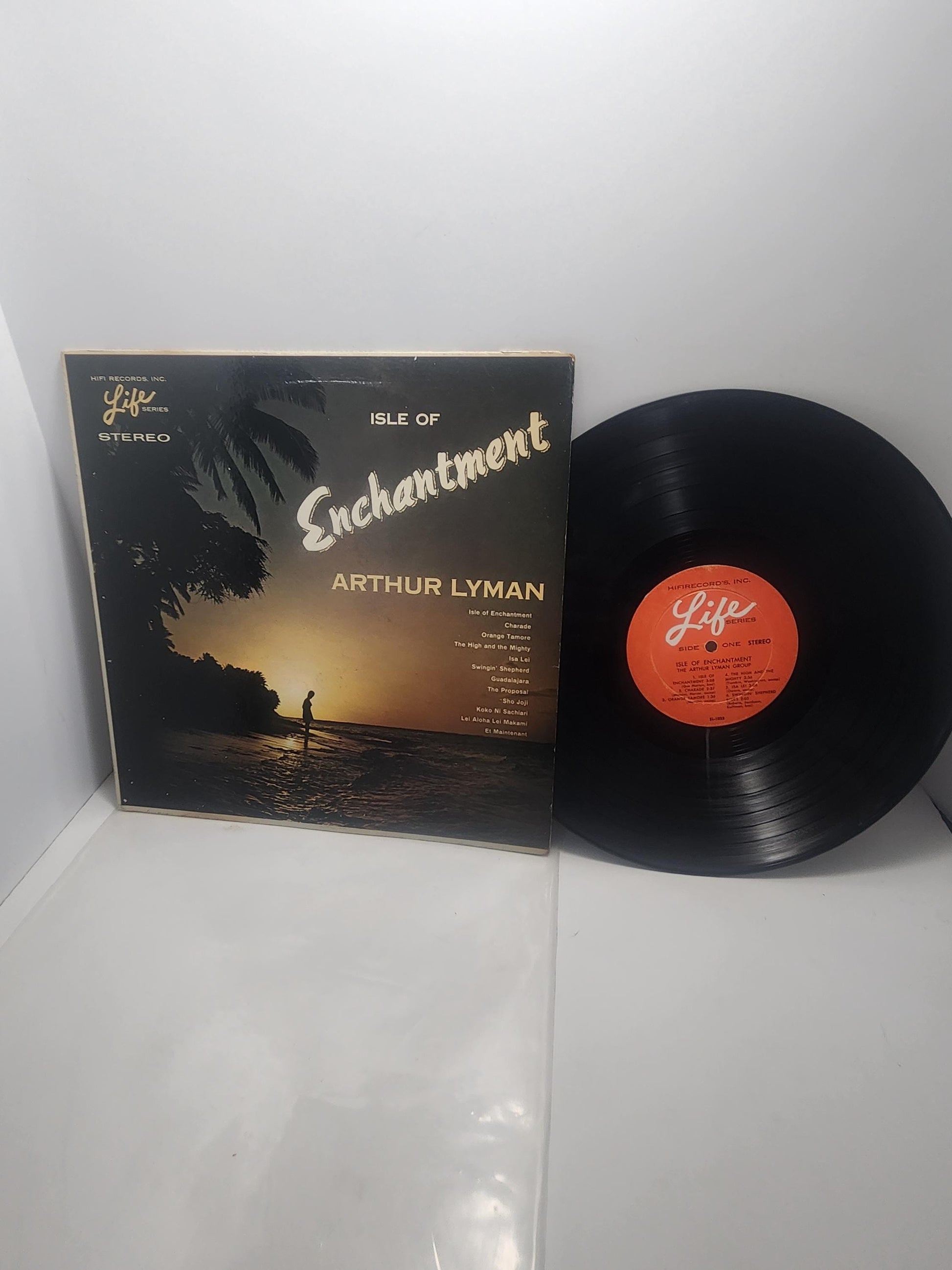 Enchantment By Arthur Lyman 1970's Vintage 1970's Vinyl LP Orginal Record - Records - Vinyl - Vinyl Records - Vinyl LP Records - Arthur Lyma