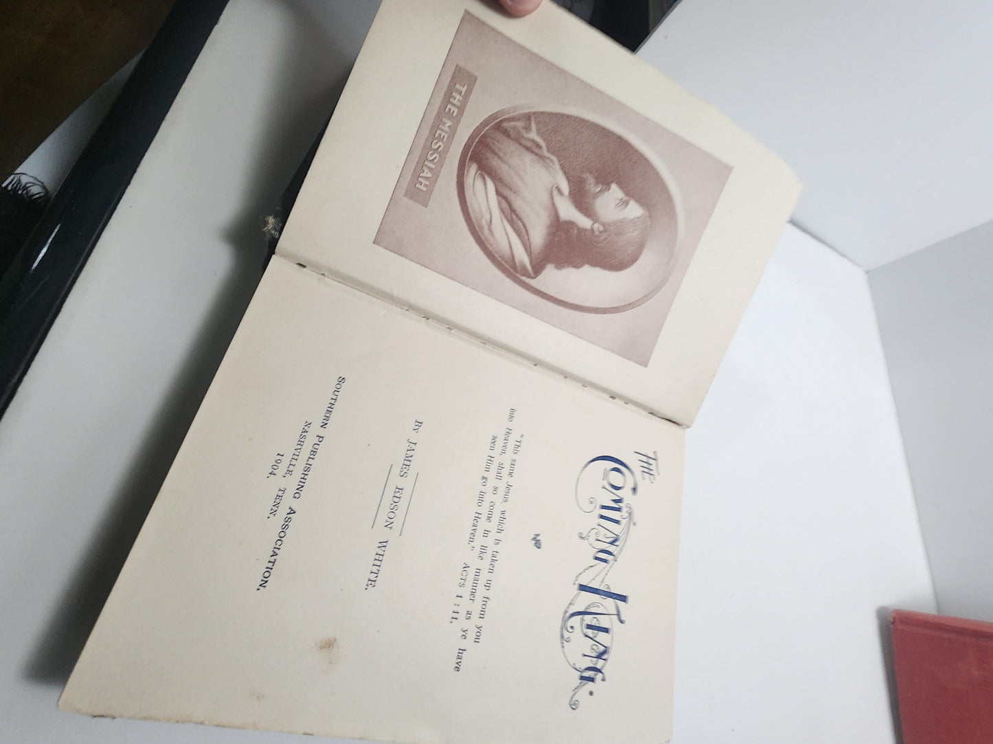 1898 The Coming King by James Edson White - The Coming King - James Edson White - Antiques - Antique Books - 1800's - 1800's Books - Old Boo