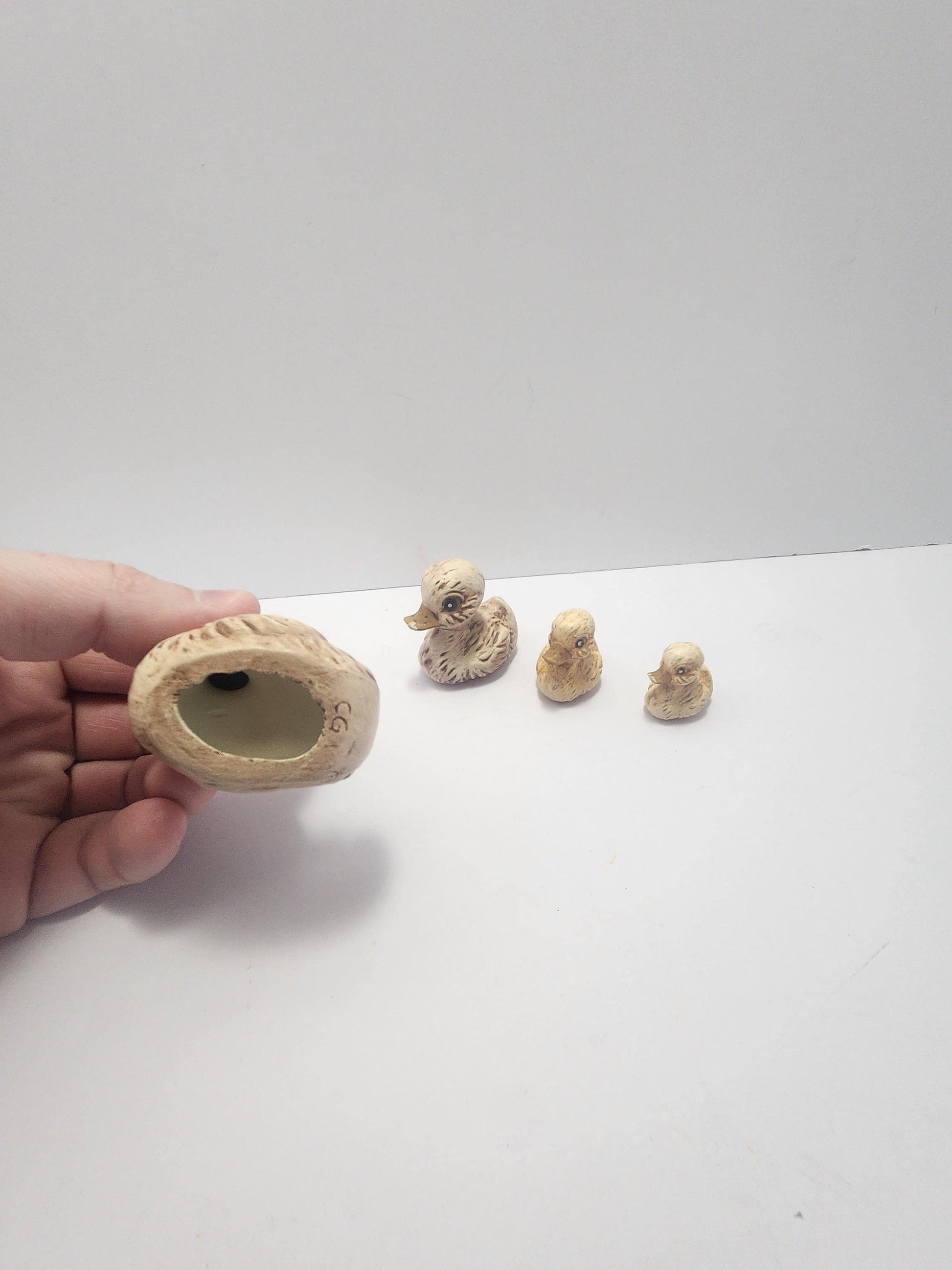 Vintage 1980's Duck Family Figurines - Ducks - Duck Figurines - Vintage Figurines - Animals - Waterfowl - Animal Familes - Duck Gifts